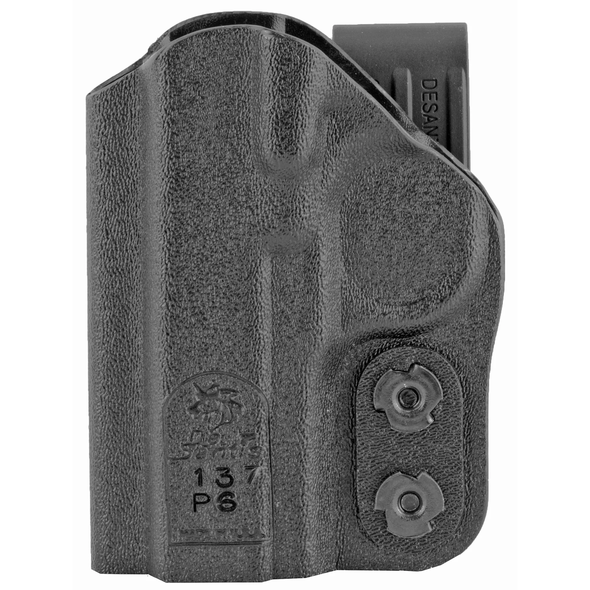 DeSantis Gunhide Slim-Tuk Ambidextrous Inside Waistband Holster for Sig P238, Black Kydex - 137KJP6Z0