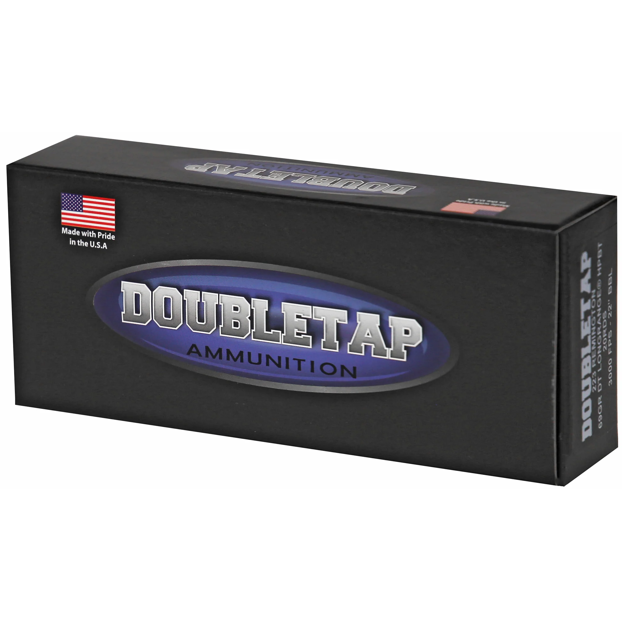 DoubleTap Ammunition .223 Remington 69gr Hollow Point Boat Tail Match Ammo 20-Round Box 223R69HP - Image 3