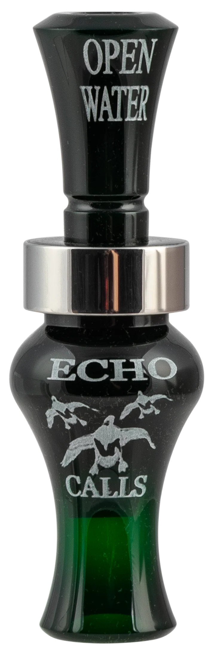 MO TACTICAL PRODUCTS LLC Echo Open Water Duck Call, Single Reed Acrylic, Dark Green, 77764