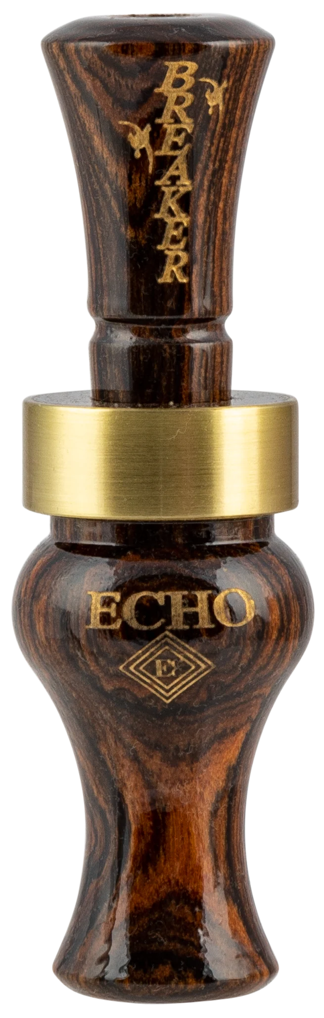 MO TACTICAL PRODUCTS LLC Echo Breaker Single Reed Duck Call, Mallard Hen, Bocote Timber Brown, 78913