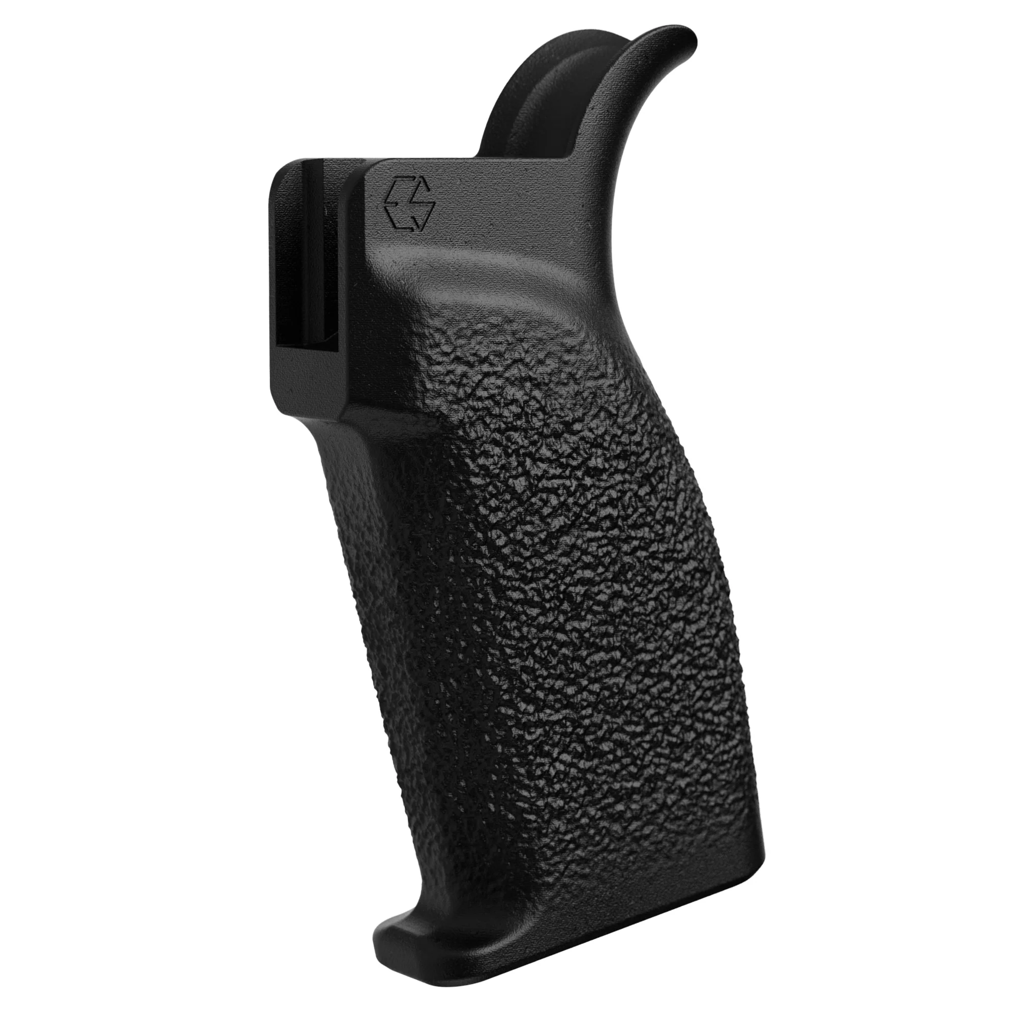 Edgar Sherman Design Granite AR-15 Beavertail Grip, Fine Texture, Black, ESD-GRANITE-B-F-BLK - Image 2