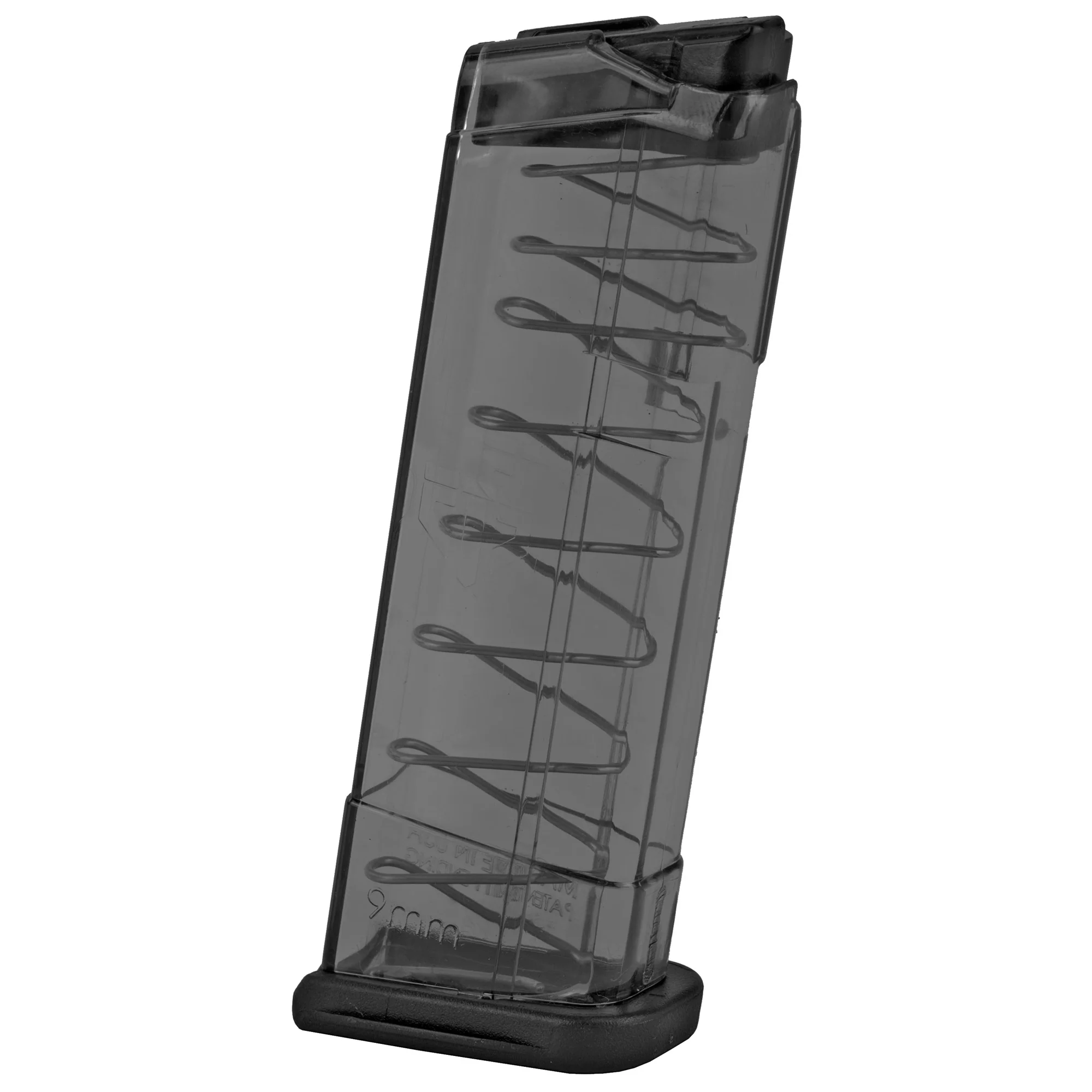 Elite Tactical Systems Glock 43 9mm 9-Round Translucent Polymer Magazine, GLK-43-9 - Image 2