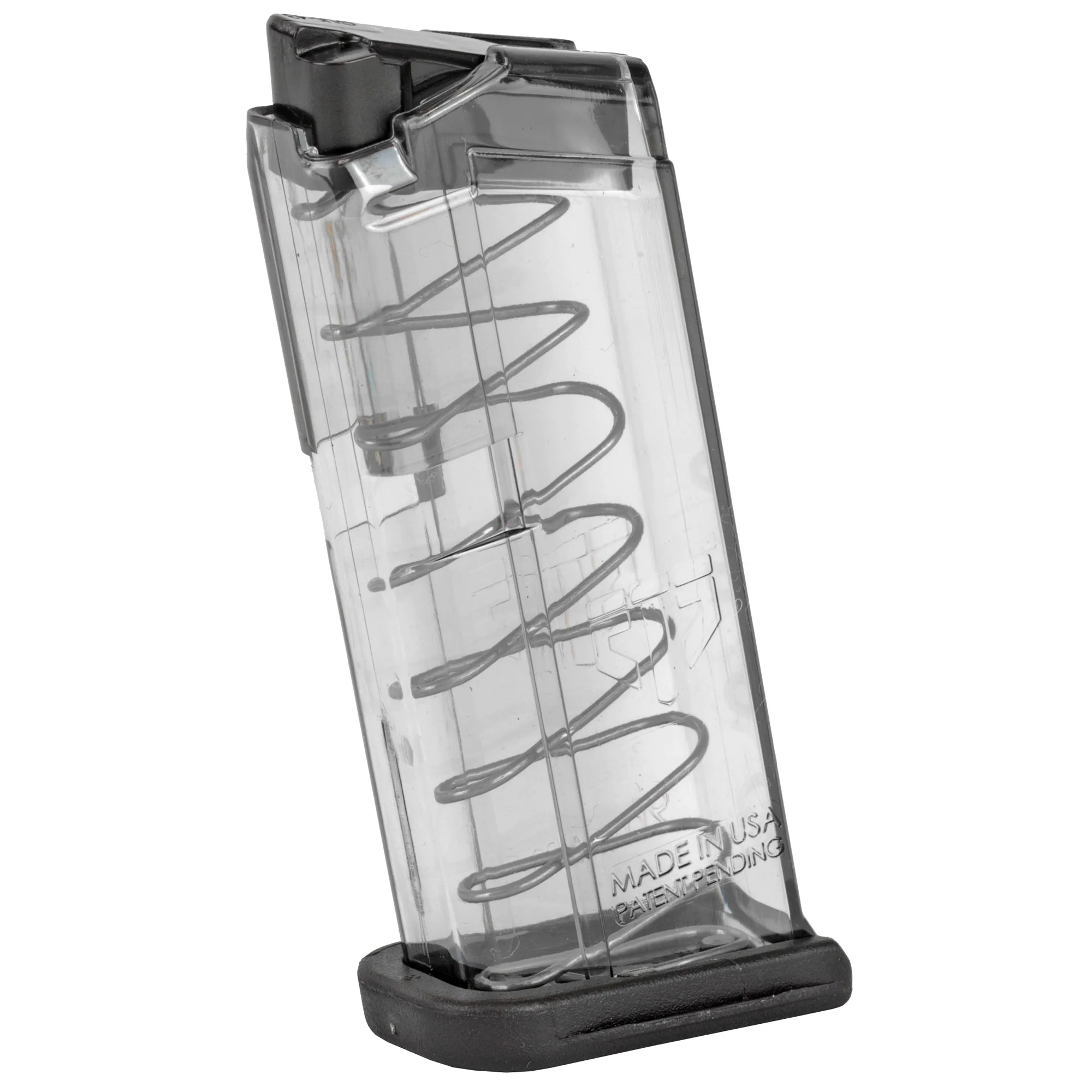 Elite Tactical Systems Group Glock 43 9mm 7-Round Translucent Clear Polymer Magazine GLK-43