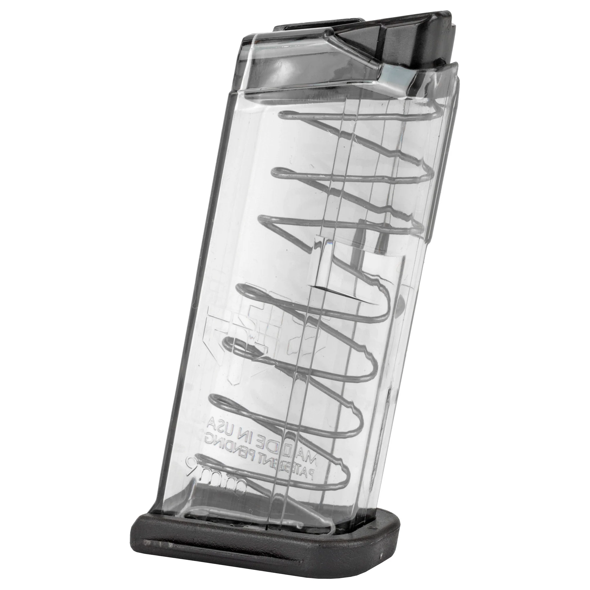 Elite Tactical Systems Group Glock 43 9mm 7-Round Translucent Clear Polymer Magazine GLK-43 - Image 2