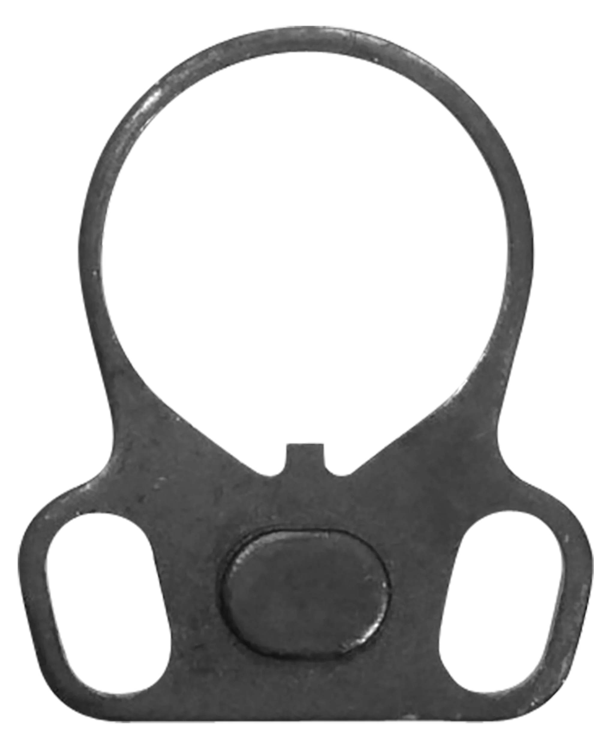 Ergo AR-15 Double Loop Sling Plate, Ambidextrous Steel Receiver End Plate, Black 4970