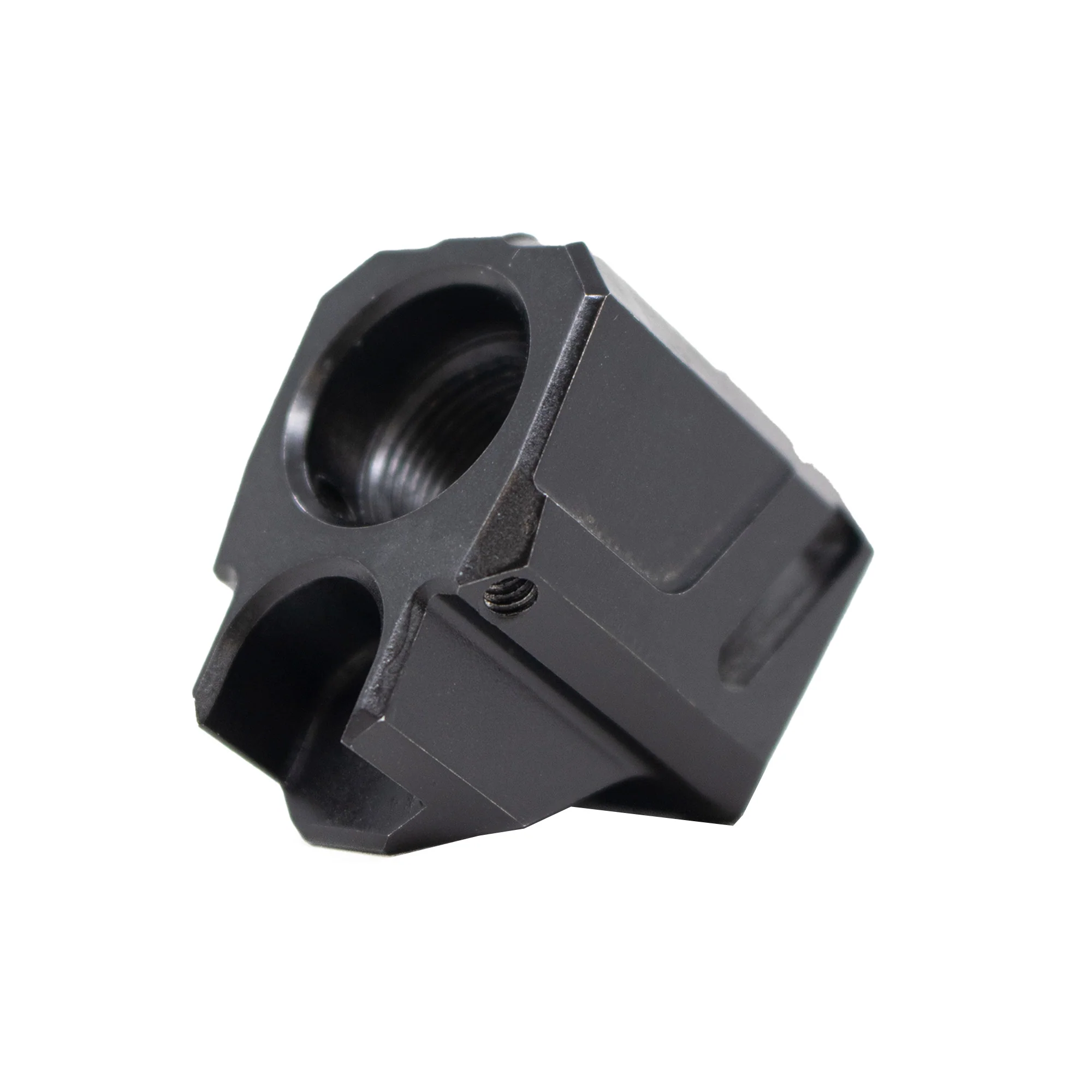 Faxon Firearms EXOS-524 9mm Pistol Compensator for Smith & Wesson M&P Shield/Shield Plus FF-P-A-COMP-SS-MP-01 - Image 2