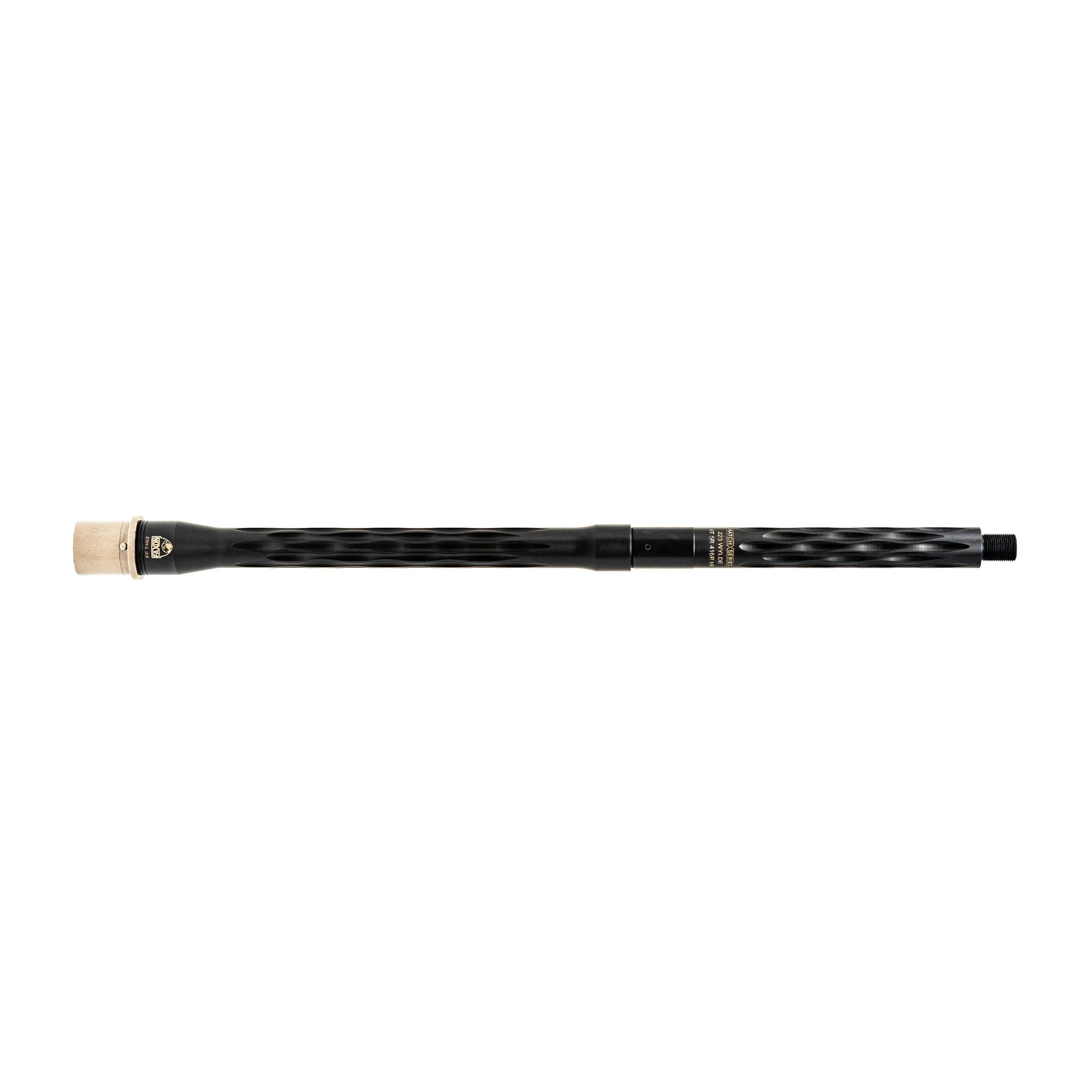Faxon Firearms Match Series 16in .223 Wylde AR-15 Barrel, Flame Fluted 5R Nitride 15BW8M16LMQ-5R-NP3