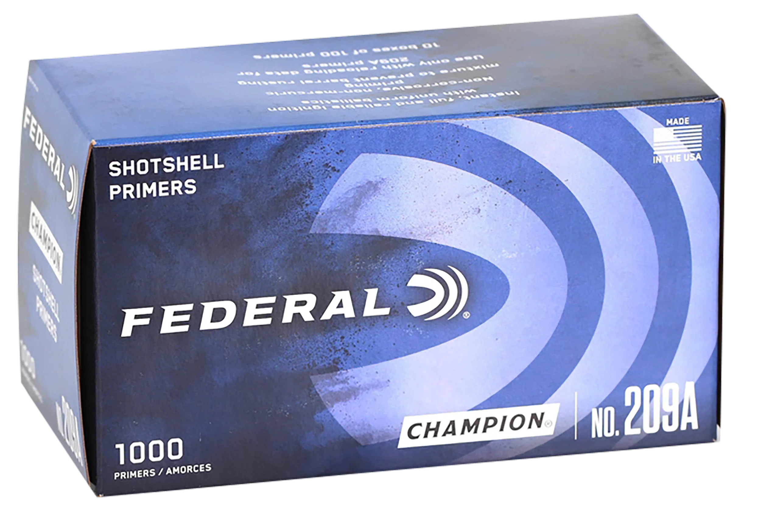 Federal Champion 209A 209 Shotshell Primers for Reloading, Reliable Consistent Ignition 209A