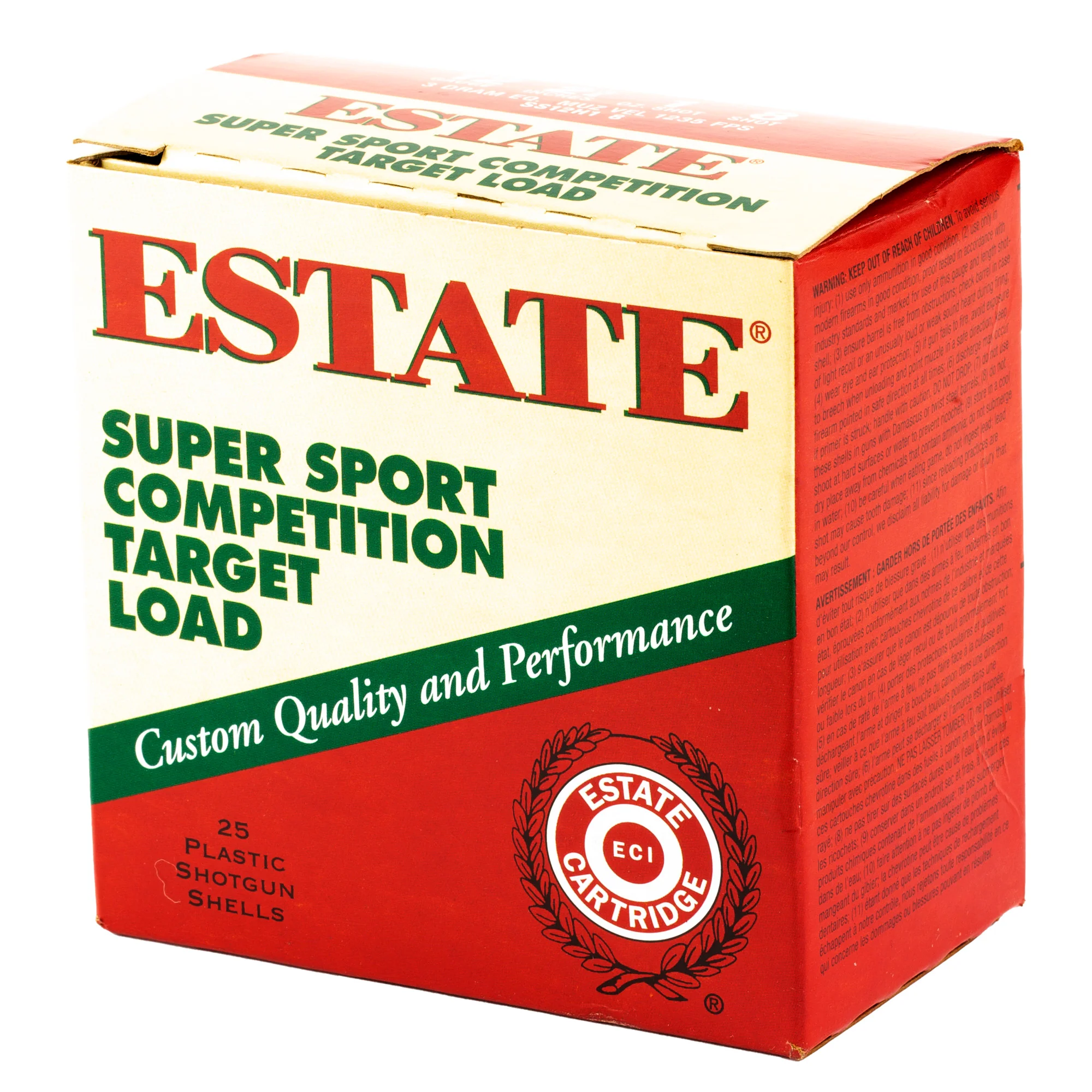 Federal Estate Super Sport 12 Gauge 2.75in #8 Shot 1 oz Competition Target Load 25rd SS12H18 - Image 3