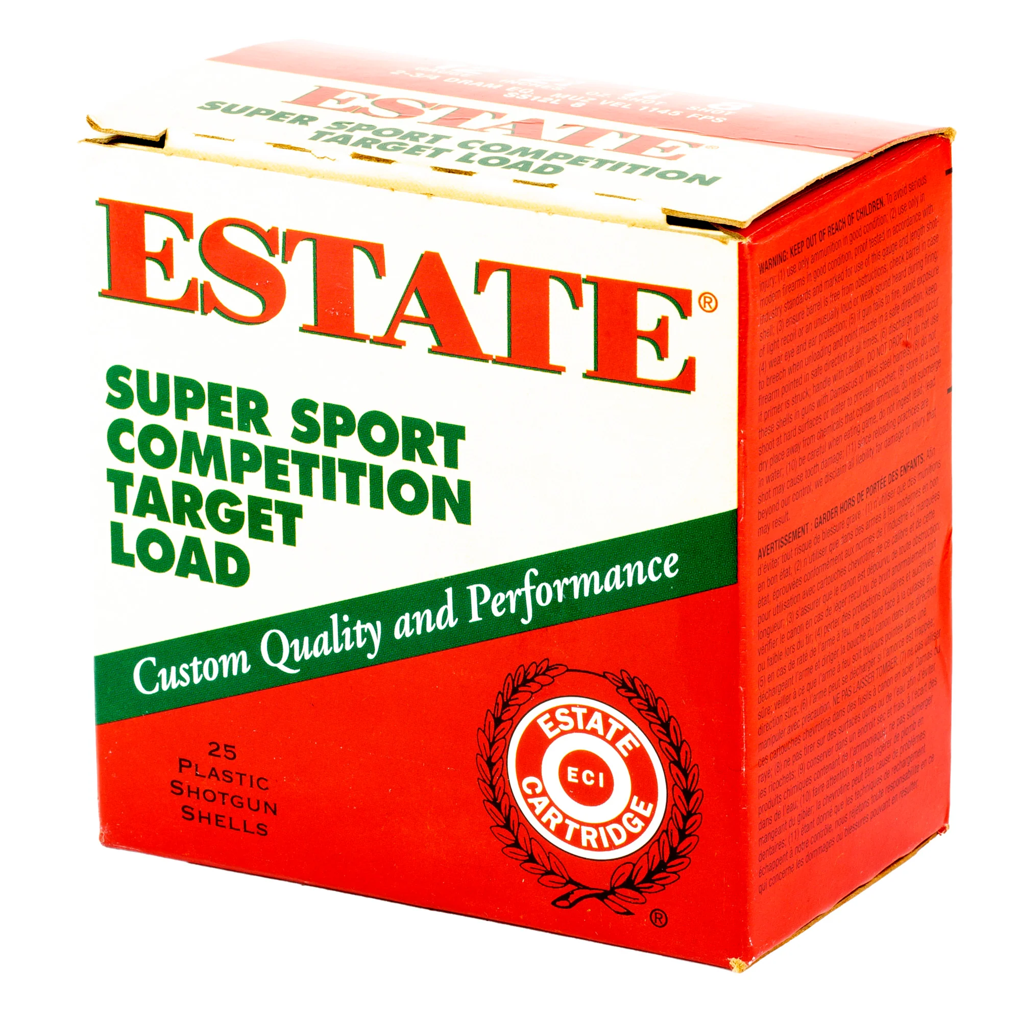 Federal Estate Super Sport Competition Target Shotshells 12 Gauge 2.75in #8 25/250 SS12L8 - Image 3