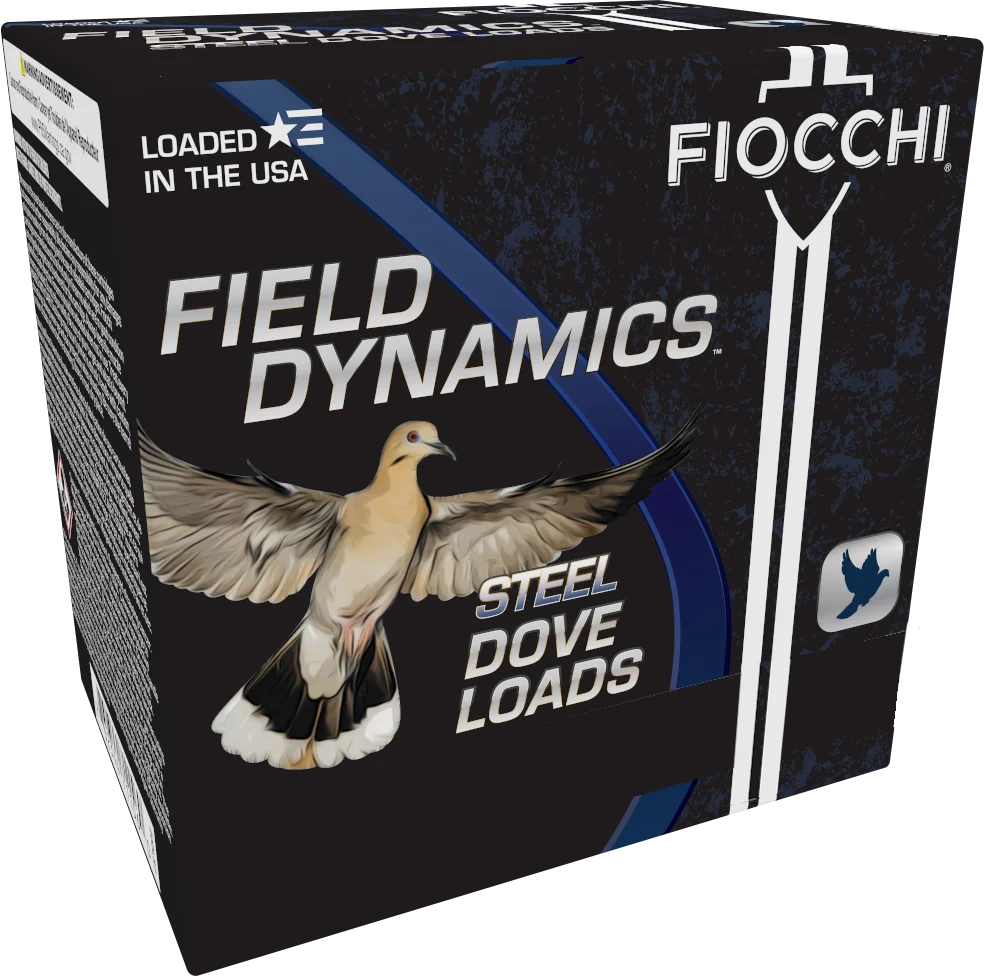 Fiocchi Field Dynamics Dove & Quail 12 Gauge 2.75in 1 1/8oz #7 Shot Shotshells 12DLS187