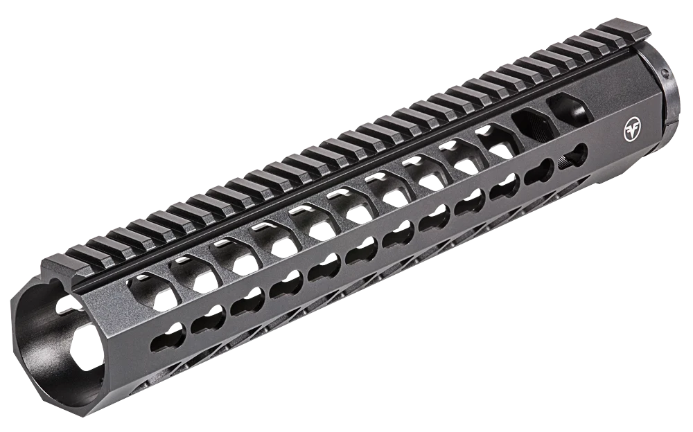 Firefield Edge 12in KeyMod Free-Float Handguard Rail, 6061-T6 Aluminum Matte Black FF34051