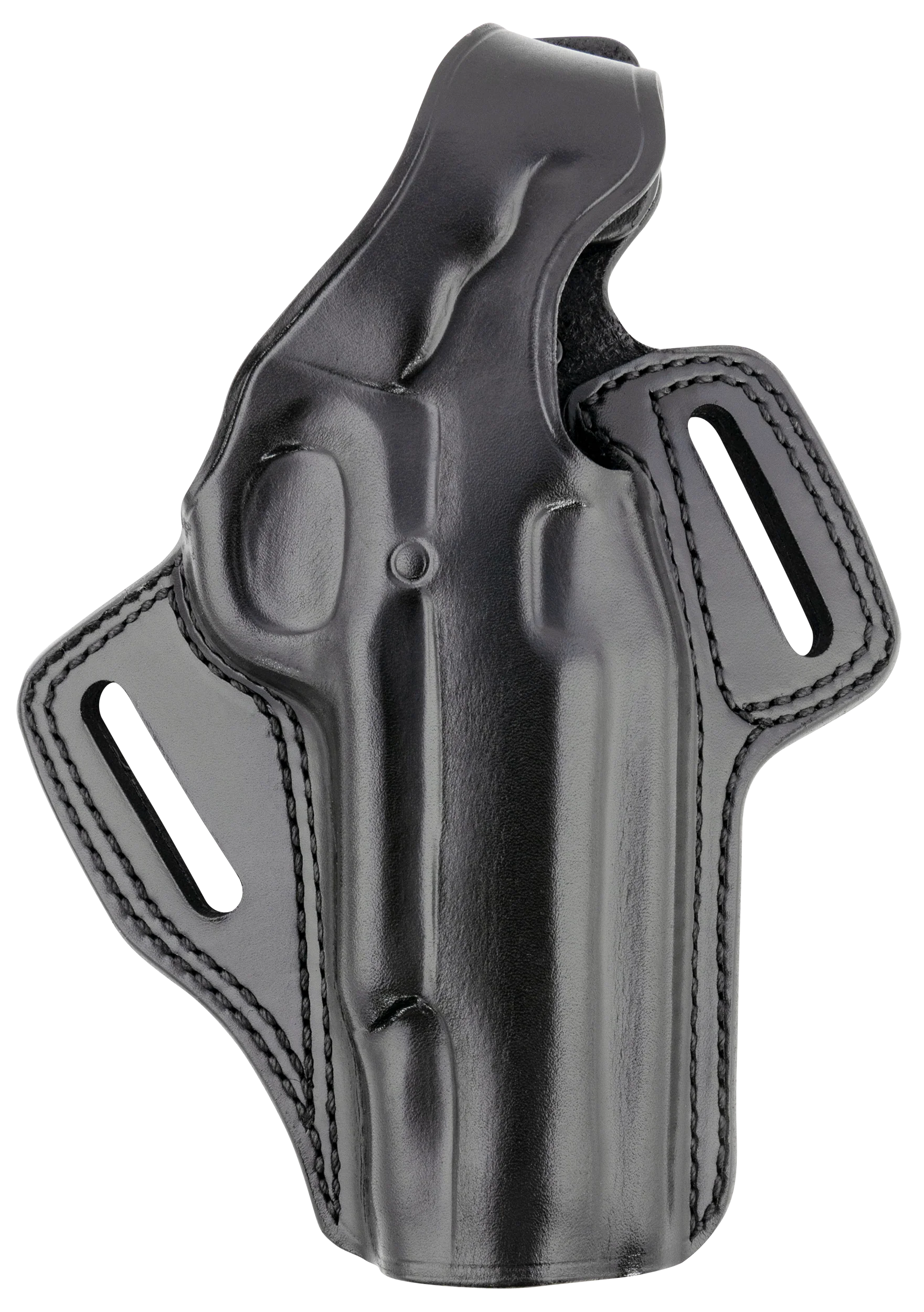 Galco Fletch Outside-the-Waistband Leather Holster for 5in 1911, Right Hand, Black, High-Ride, FL212RB