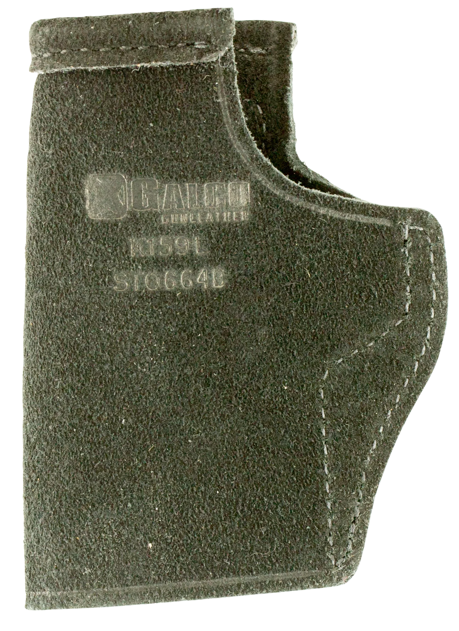 Galco Stow-N-Go Inside the Waistband Holster, Black Leather, Right Hand, Sig P938 Fit, STO664B