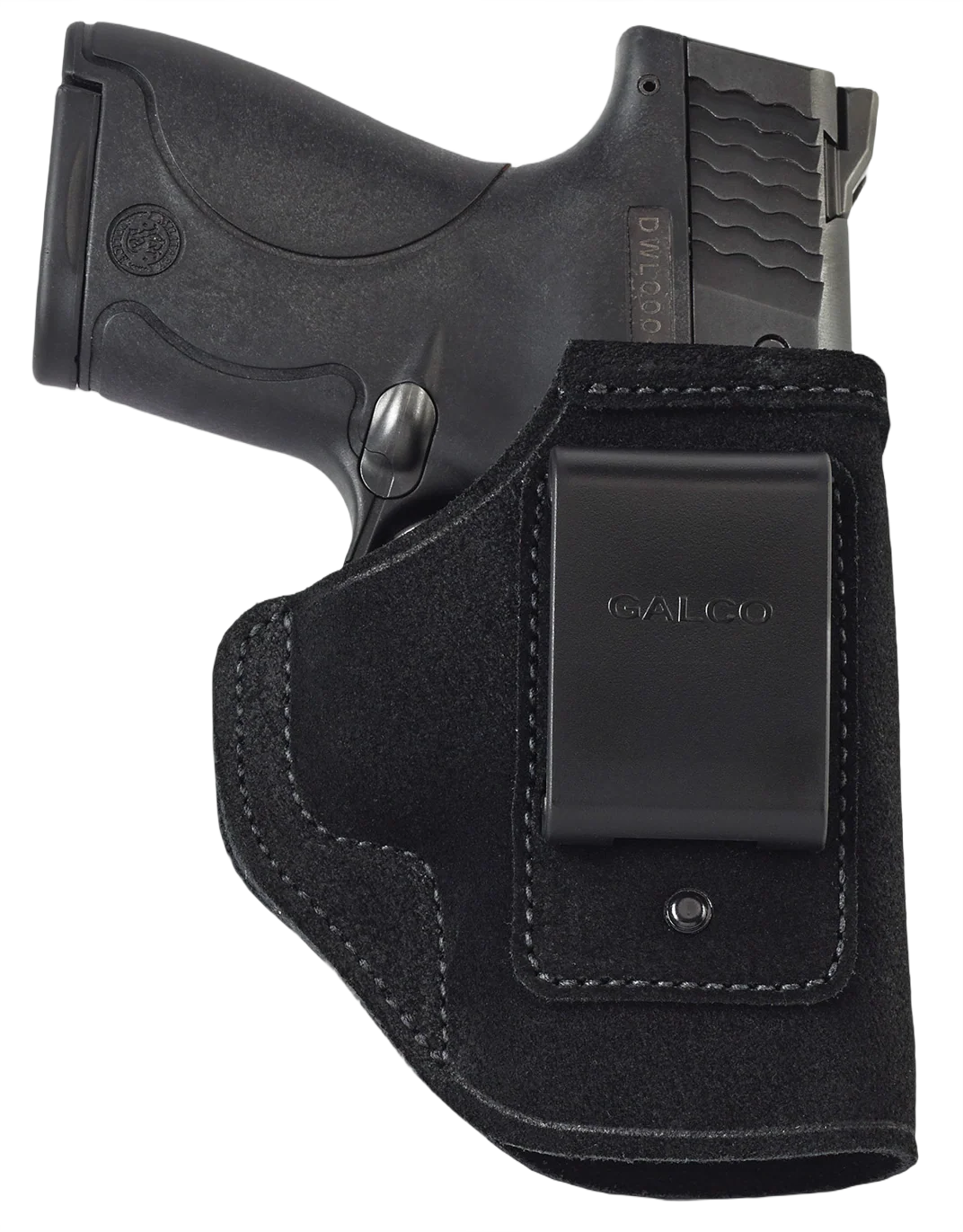 Galco Stow-N-Go Inside-the-Waistband Holster, Right-Hand Black, Premium Steerhide Belt Clip — STO226RB