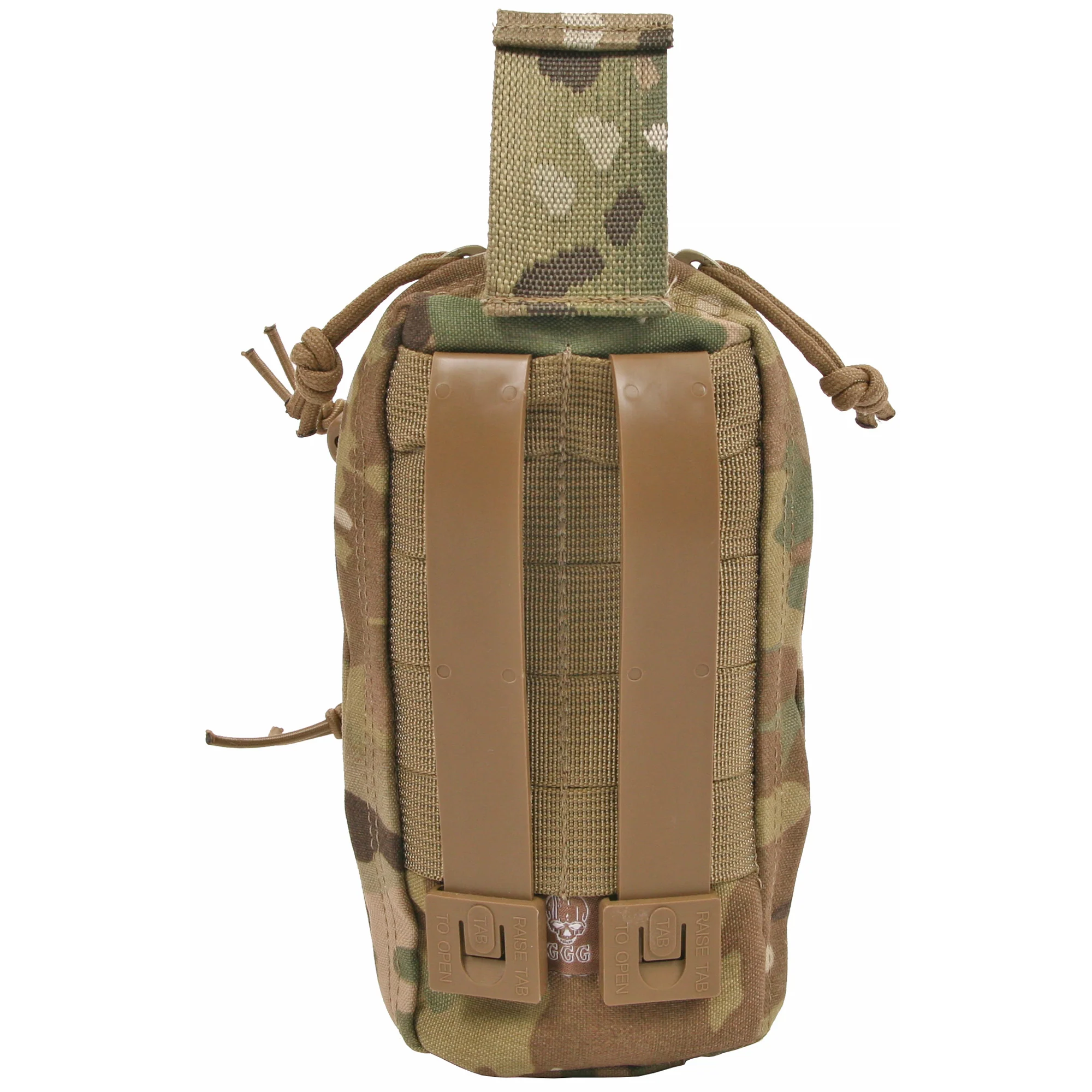 Grey Ghost Gear Slim Medical Pouch, 500D Cordura MOLLE, Coyote Brown, quick-access dual zippers 4002-14 - Image 8
