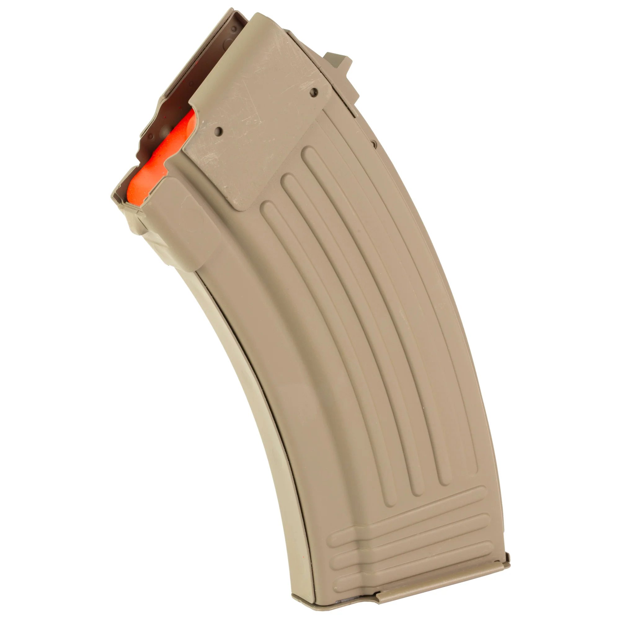 Global Ordnance AK-47/AKM Steel Magazine 7.62x39 10-Round in 20-Round Body FDE 810091157695