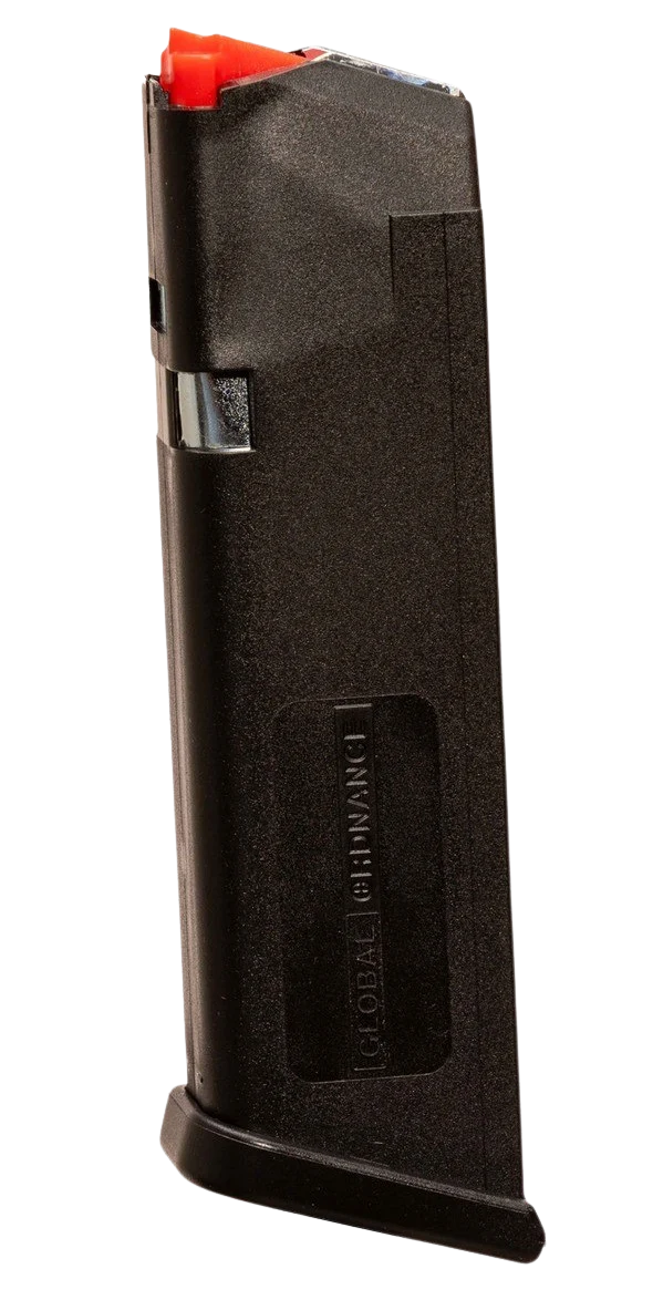 GLOBAL ORDNANCE LLC Glock-Style 9mm Luger 17-Round Magazine, Black 197892029070