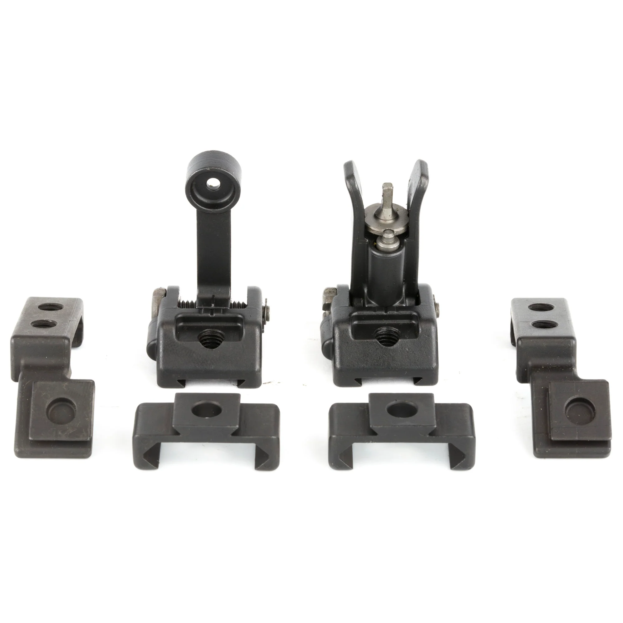 Griffin Armament M2 Micro Modular Sight Deployment Kit, Picatinny Folding Iron Sights, GAM2DK