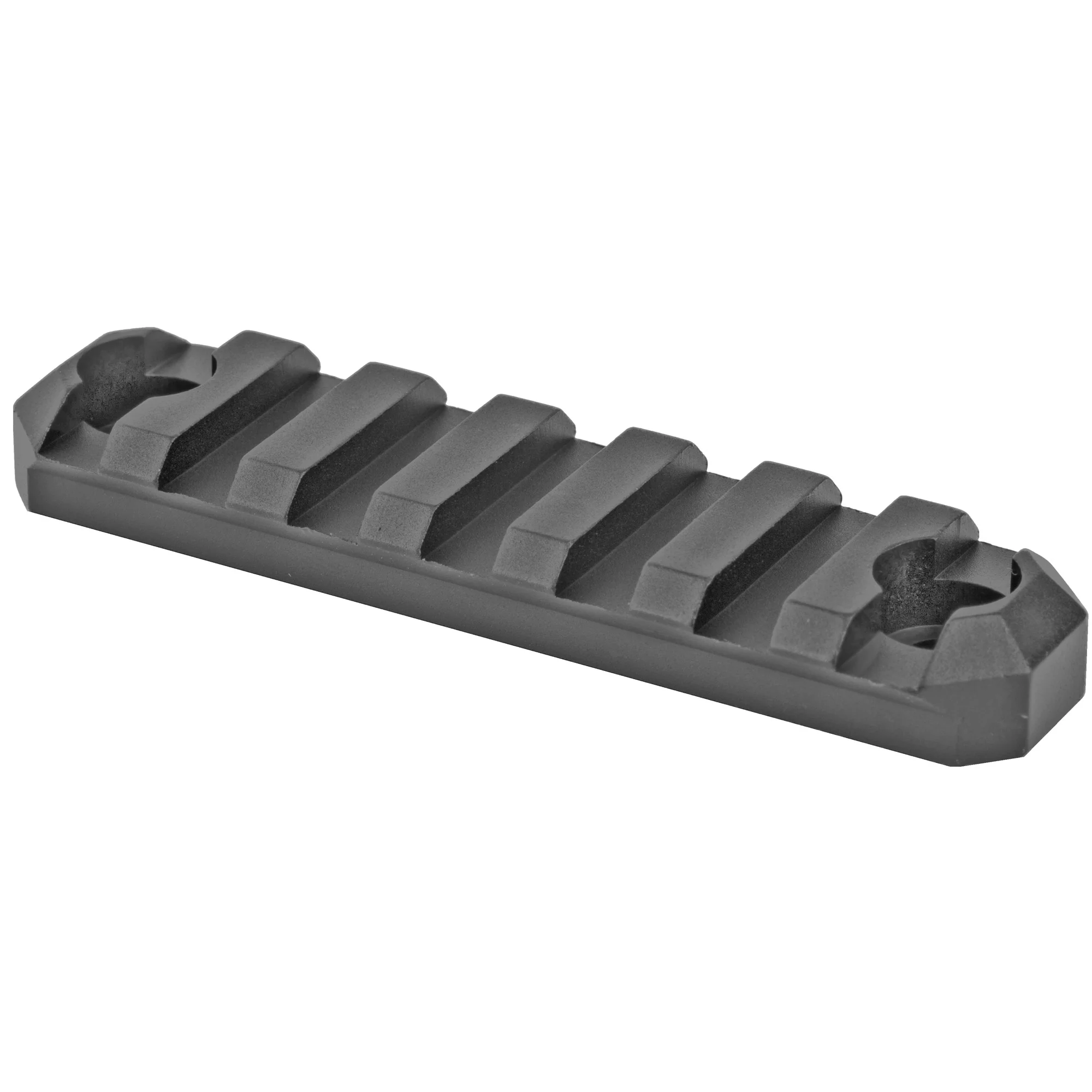 GrovTec M-LOK 7-Slot 3in Picatinny Rail Section, CNC Aluminum Type III Black Anodized GTSW237 - Image 2