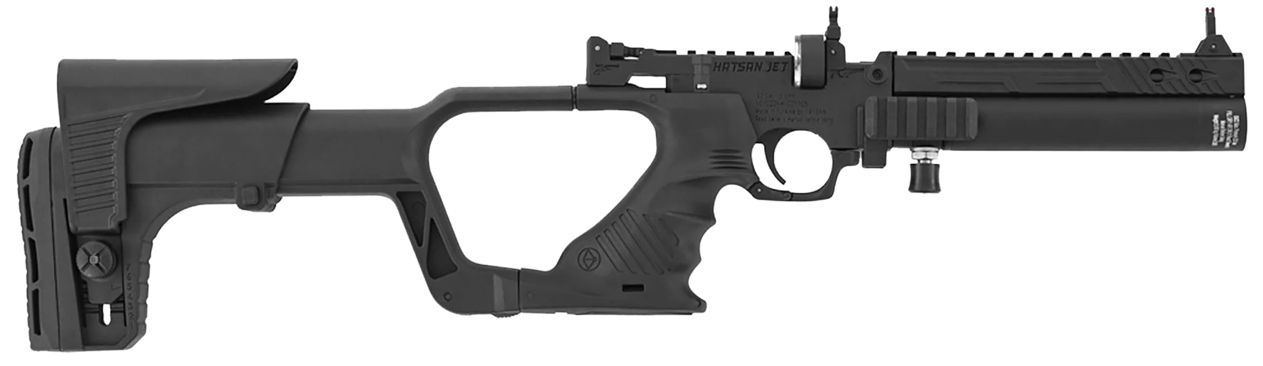 Hatsan USA Jet I Convertible PCP Air Pistol/Rifle .177 Cal Black Side-Lever Repeater HG1JET177