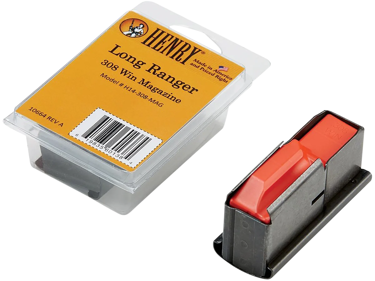 Henry Long Ranger .308 Winchester 4-Round Blued Steel Magazine for Lever Rifle H14308MAG