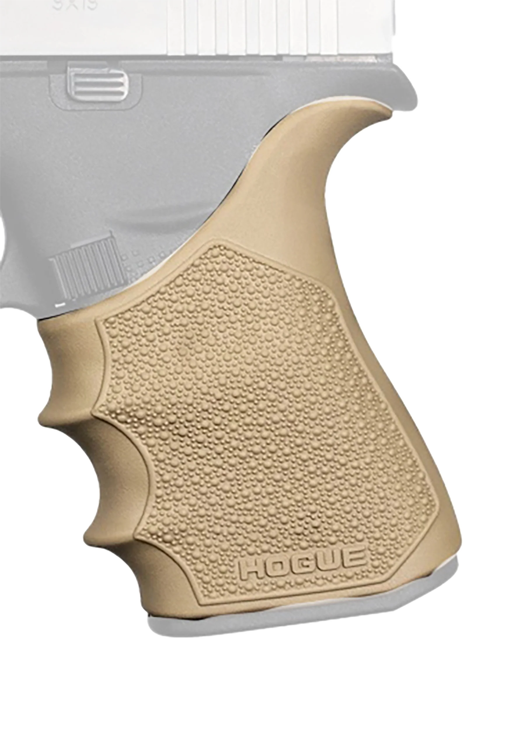 Hogue HandAll Beavertail Rubber Grip Sleeve, Flat Dark Earth Cobblestone Texture for Glock 43X/48 18213