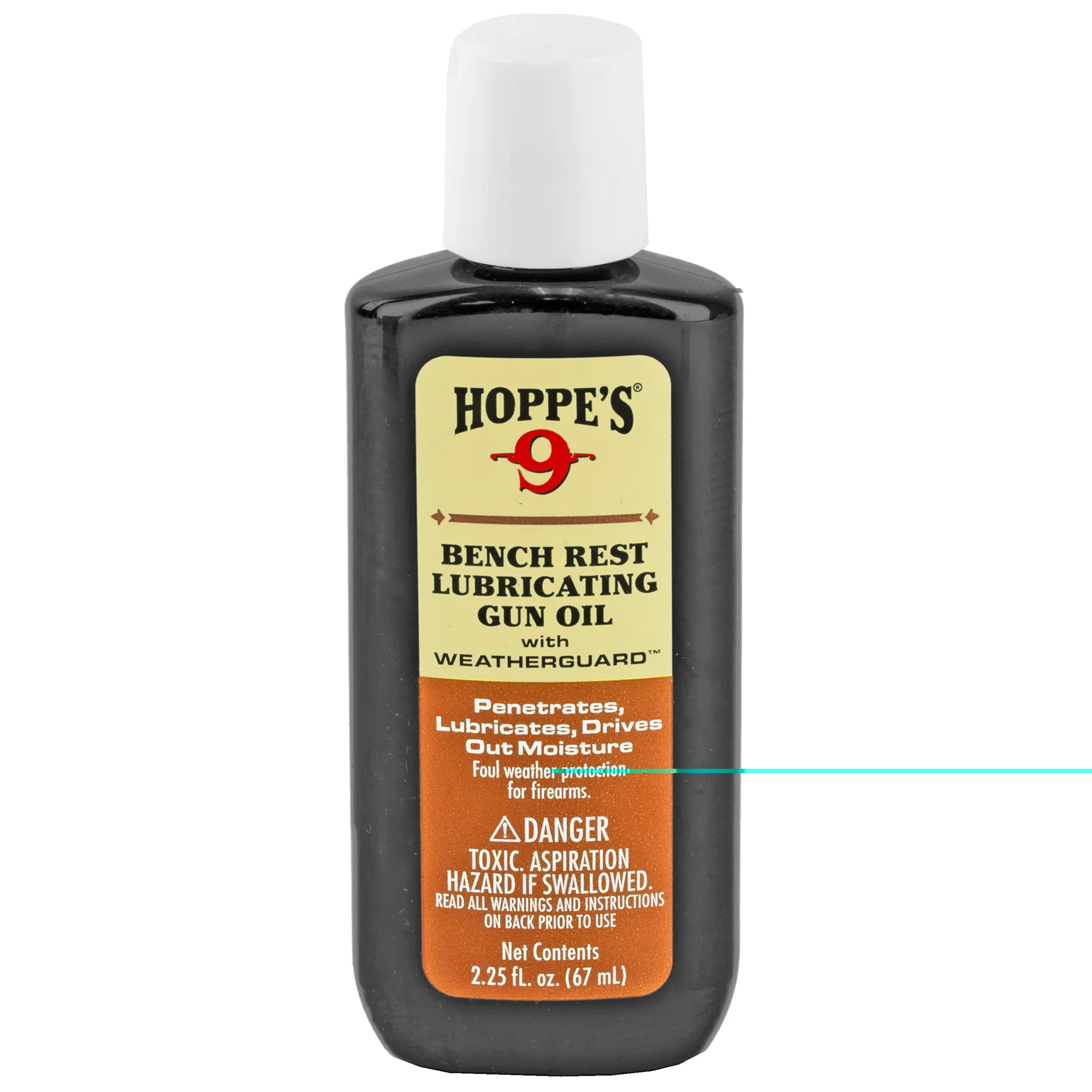 Hoppe's No. 9 Bench Rest Lubricating Oil with WeatherGuard, 2.25 oz Bottle BR1003 - Image 2