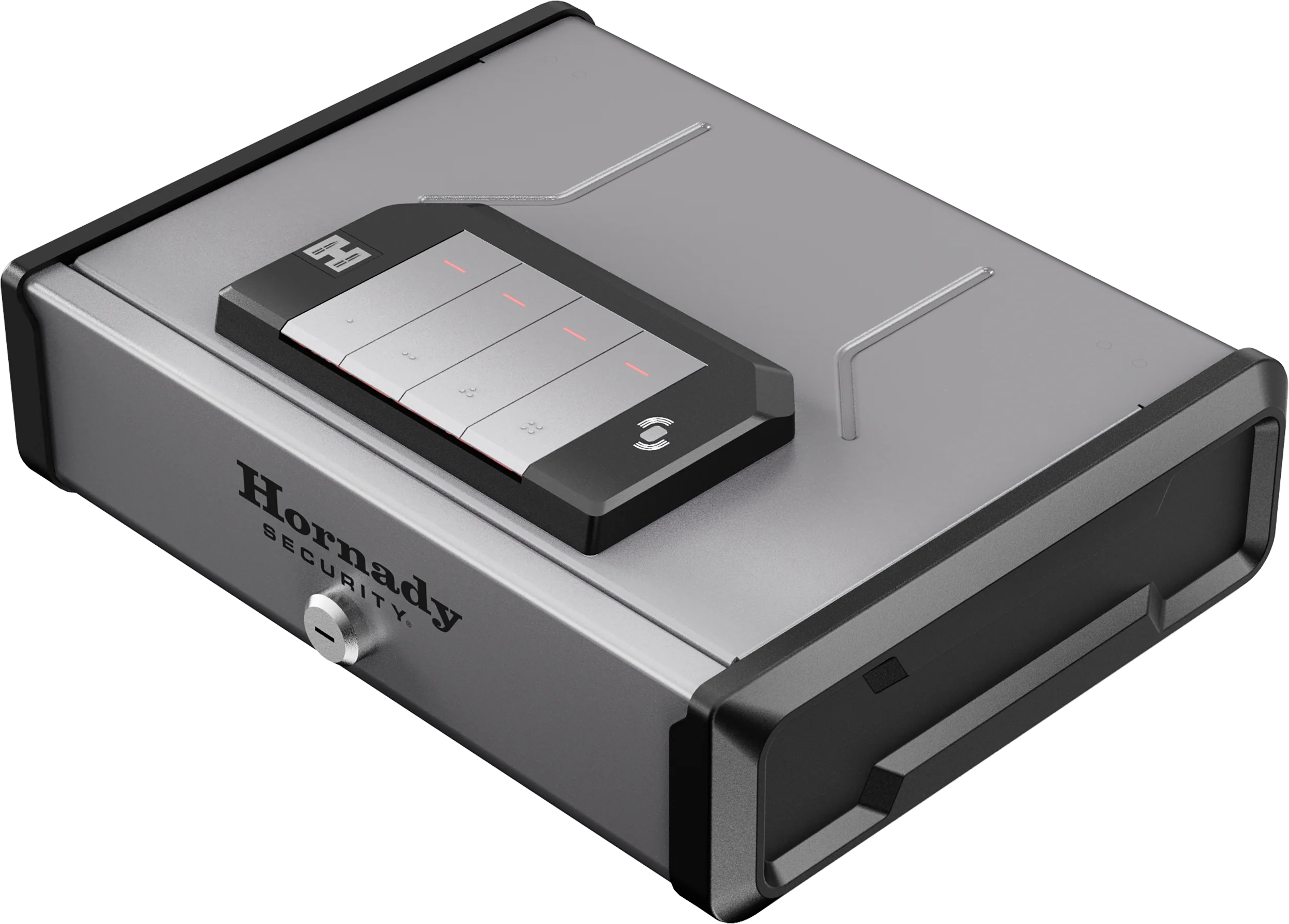 Hornady DIGI-Vault Security Safe – 16-Gauge Steel, Backup Key, Compact Interior 10.3x7.2x2.4 – 95442
