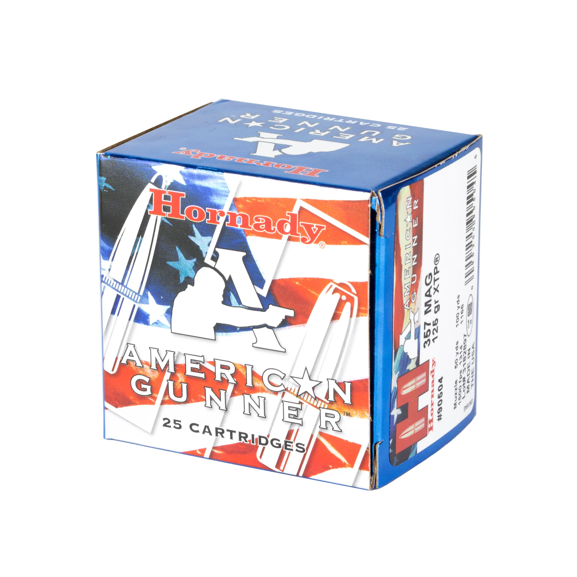 Hornady American Gunner .357 Magnum 125 Grain XTP Jacketed Hollow Point Ammo 90504 - Image 3