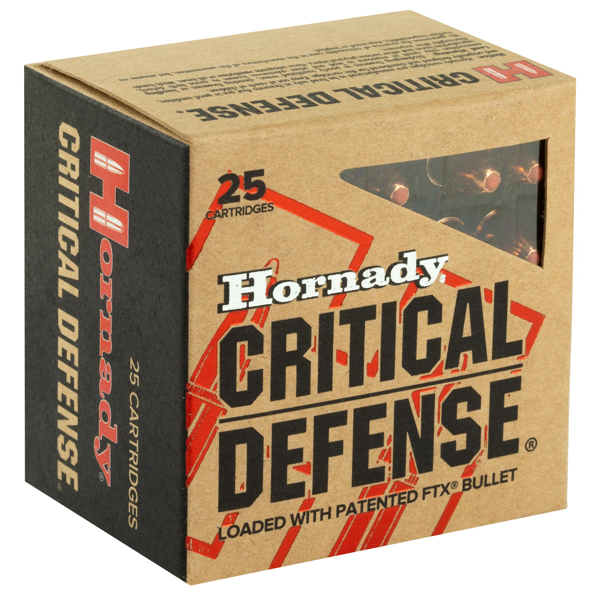 Hornady Critical Defense .30 Carbine 110 Grain FTX Flex Tip Self-Defense Ammo, 25 Rounds 81030 - Image 2