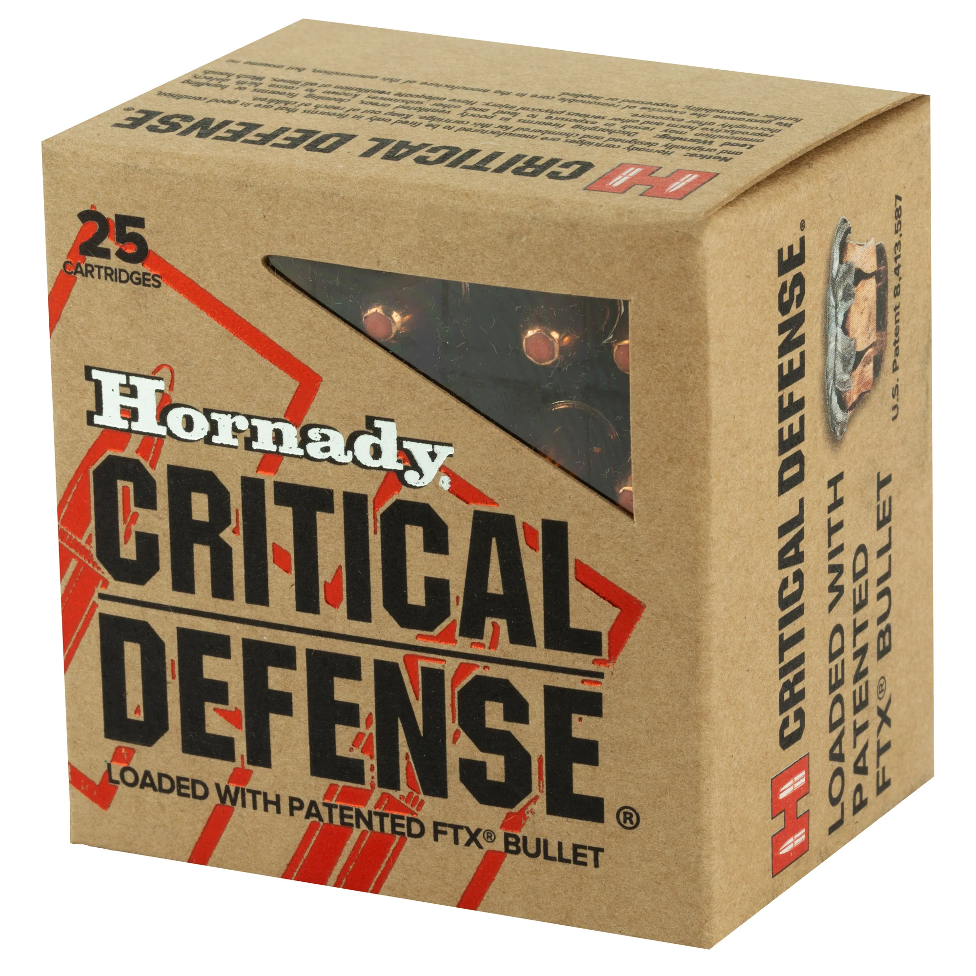 Hornady Critical Defense .30 Carbine 110 Grain FTX Flex Tip Self-Defense Ammo, 25 Rounds 81030 - Image 3