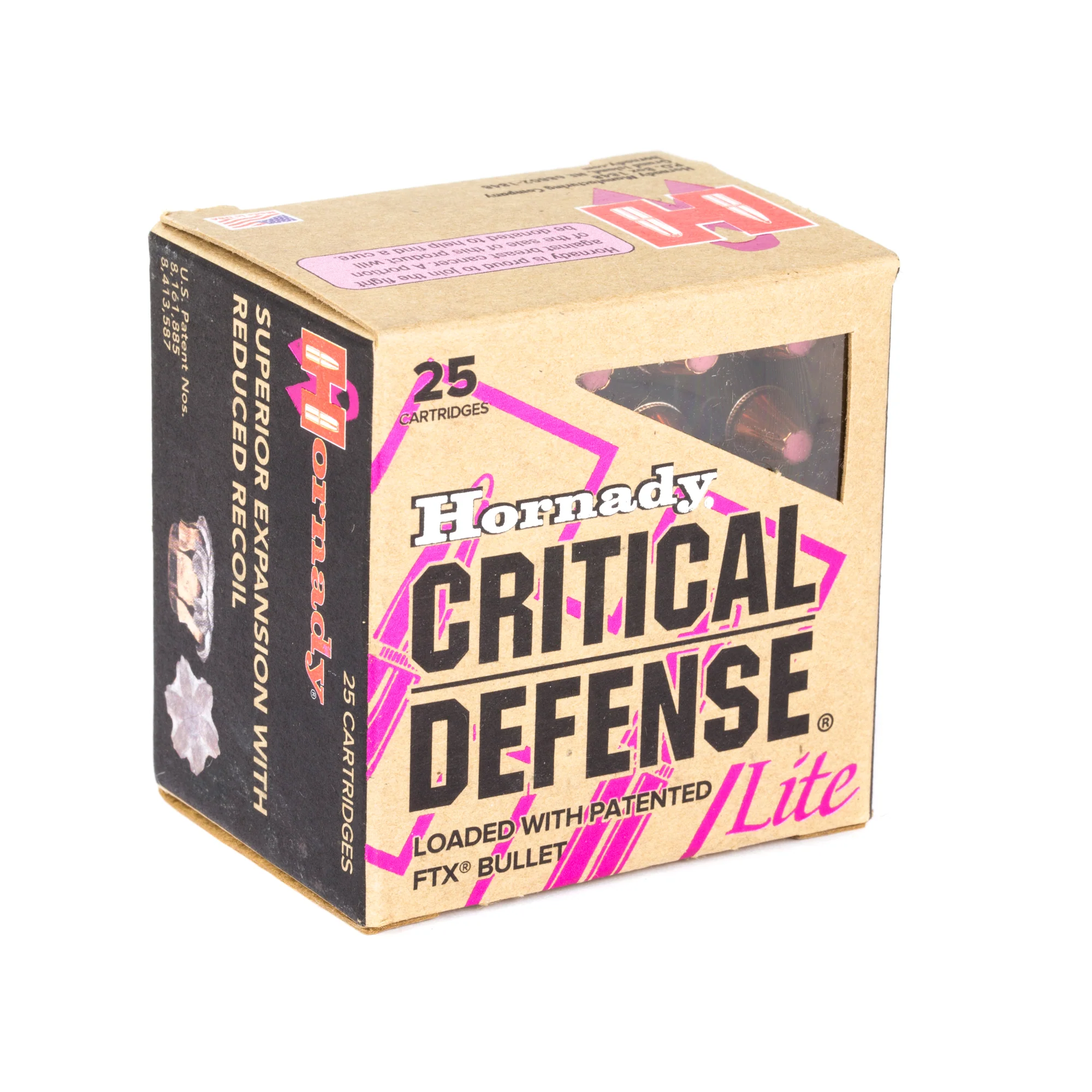 Hornady Critical Defense Lite .38 Special 90 Grain FTX Polymer Tip Ammo, 25 Rounds 90300 - Image 2