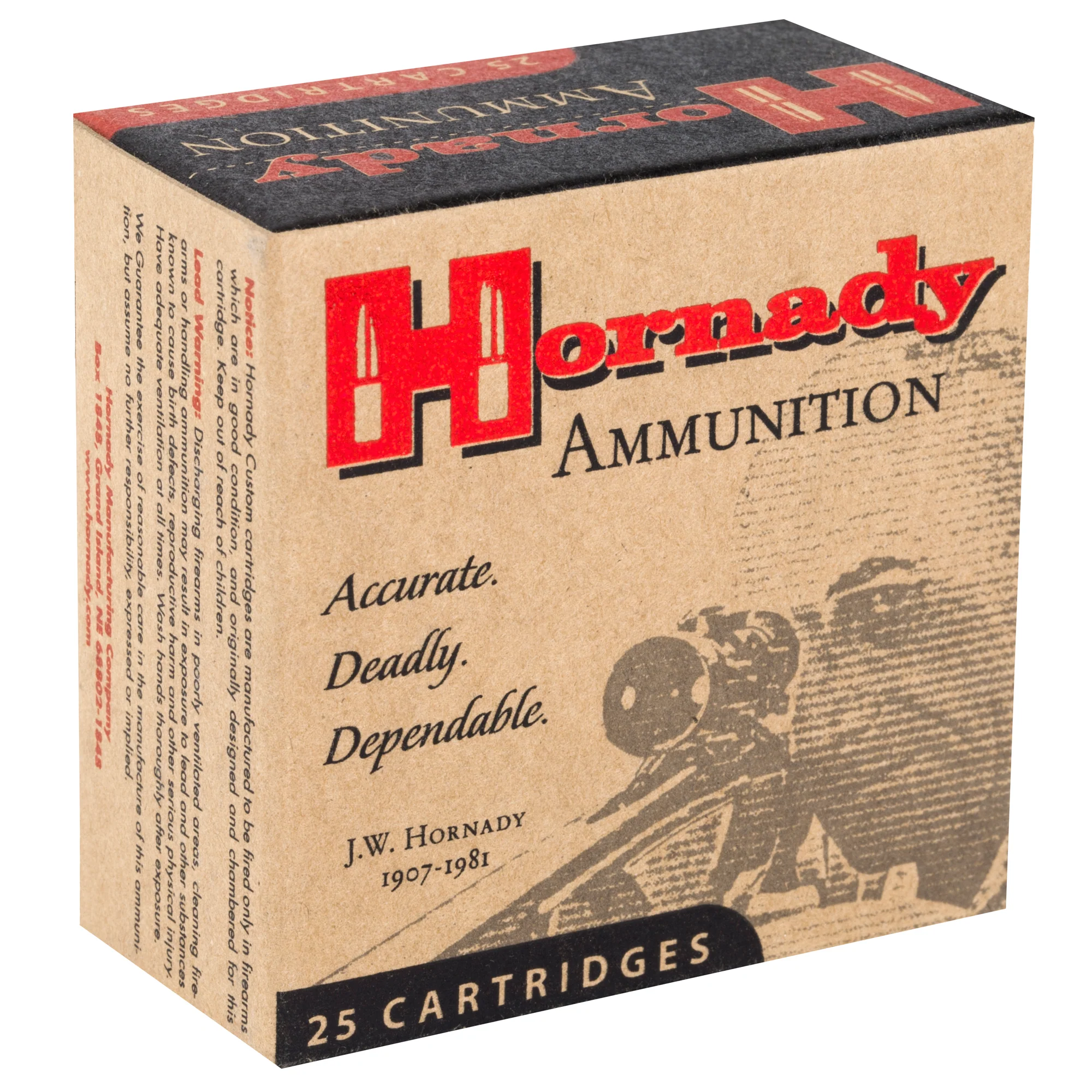 Hornady Custom .25 ACP 35gr XTP Jacketed Hollow Point Handgun Ammo, 25-Round Box 90012 - Image 2