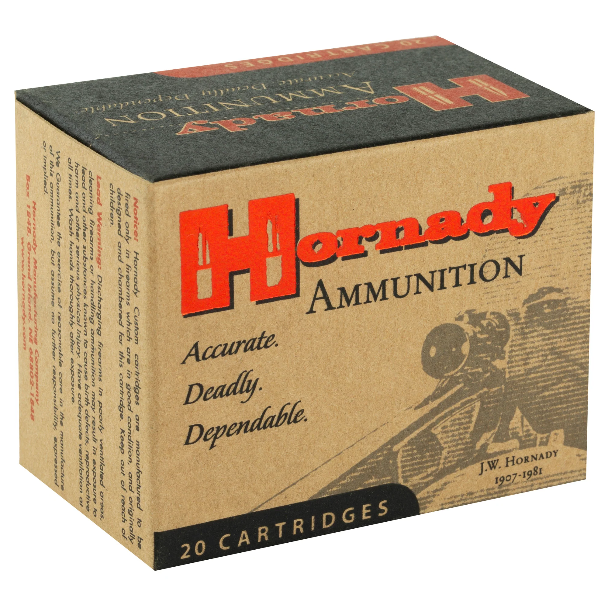 Hornady Custom .44 Magnum 300gr XTP Jacketed Hollow Point Ammo, 20-Round Box 9088 - Image 2