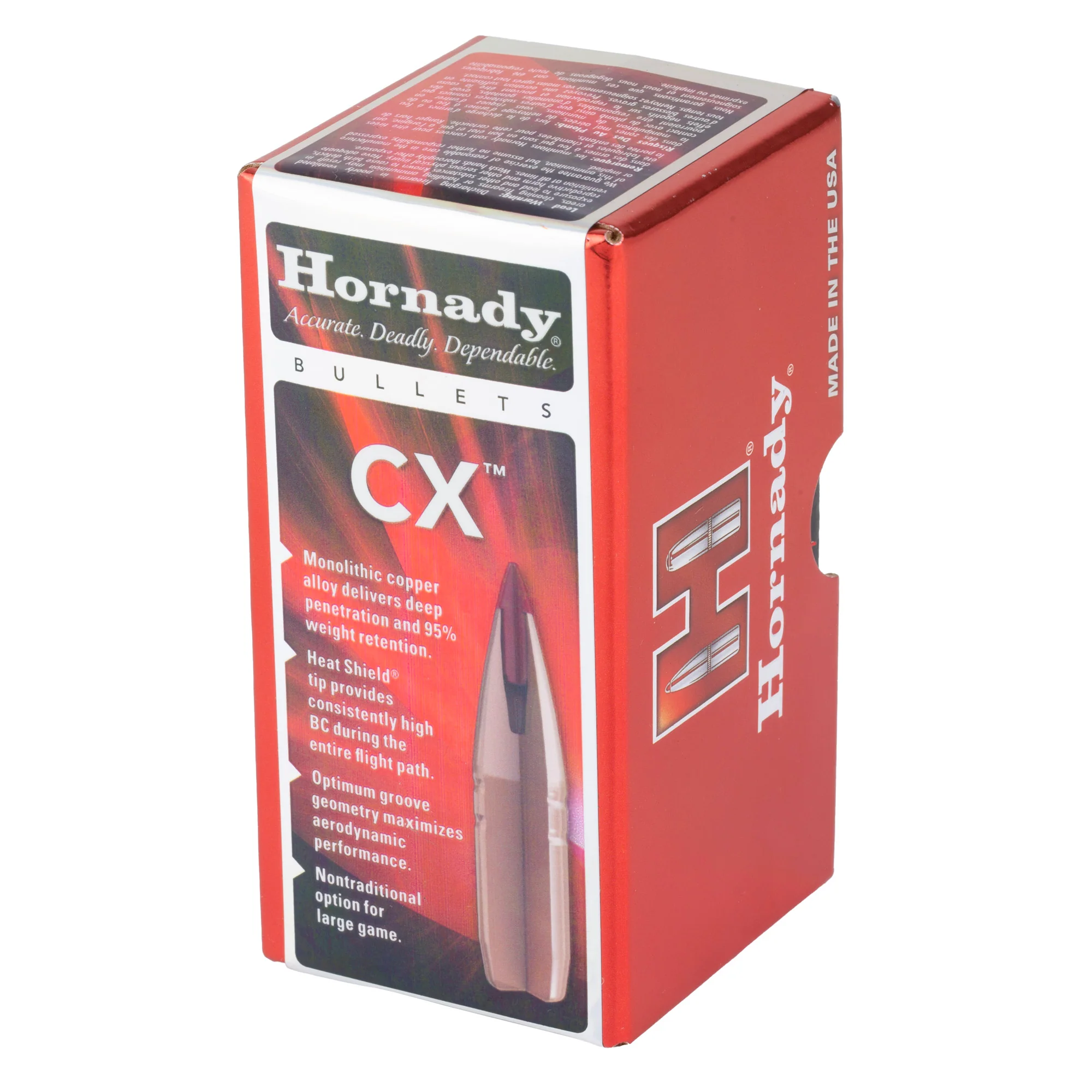 Hornady CX .257 112gr Copper Alloy Expanding Rifle Bullets, 50 Count Box 2543 - Image 3
