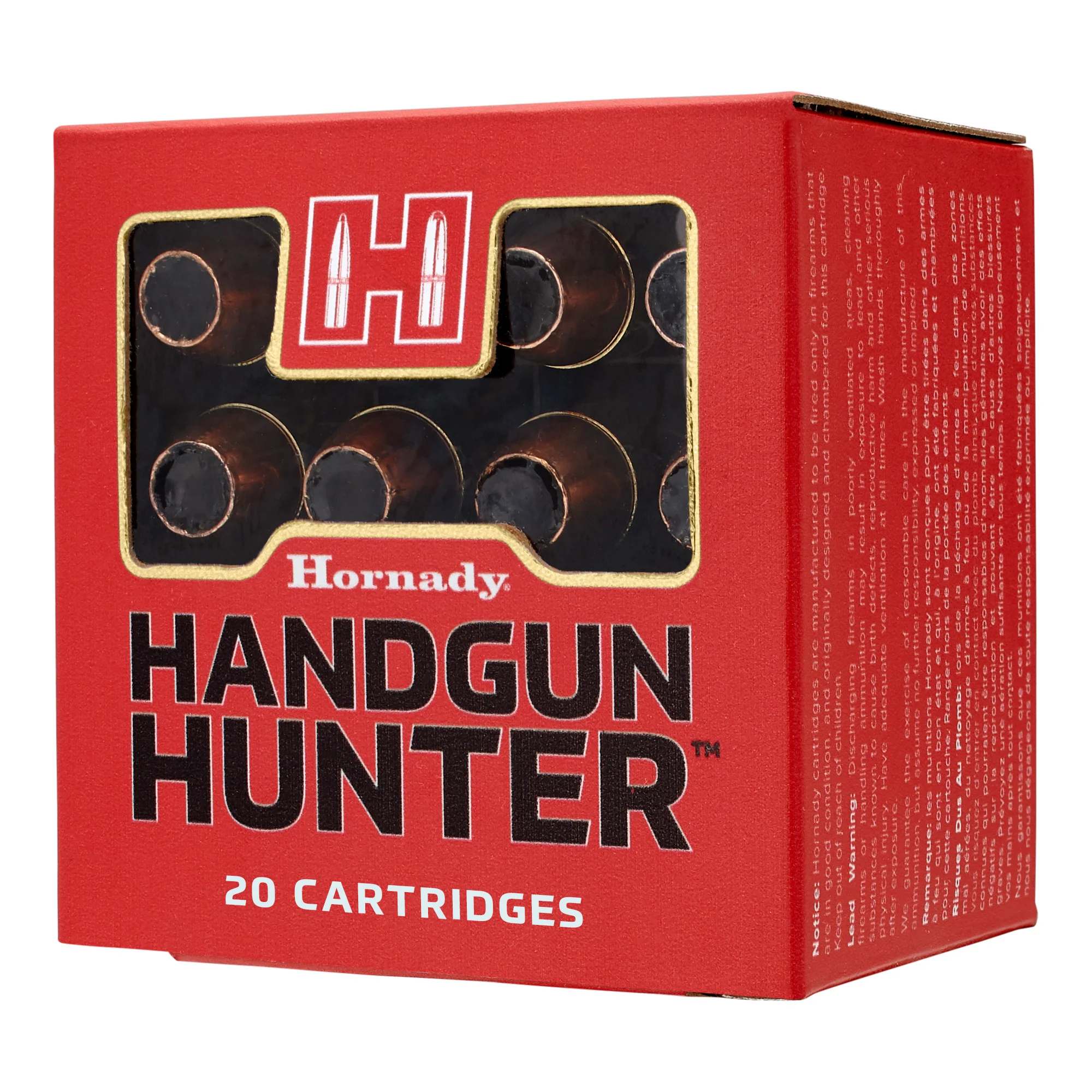 Hornady Handgun Hunter 9mm Luger +P 115gr MonoFlex Lead-Free Ammo 25rd Box 90281