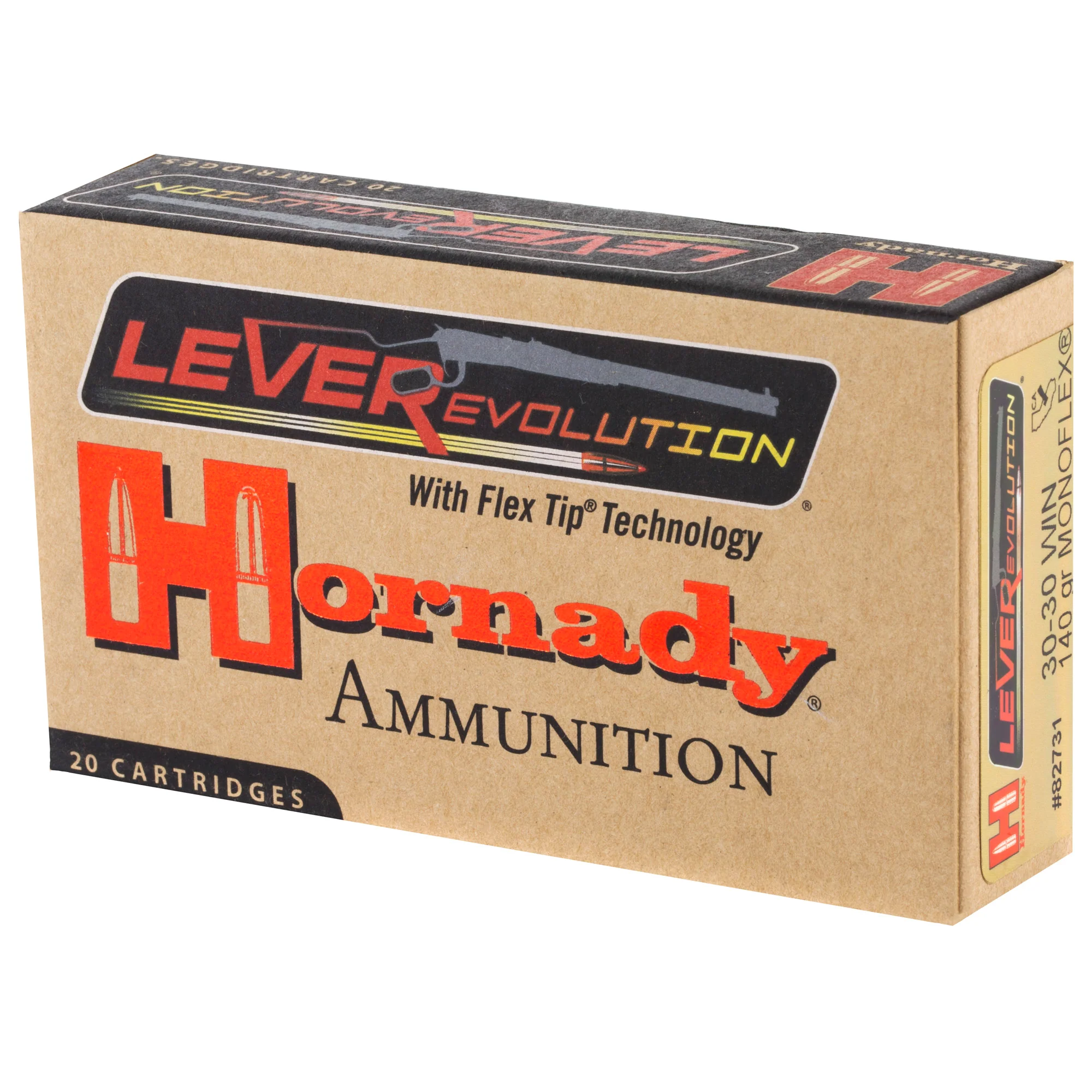 Hornady LEVERevolution .30-30 Winchester 140gr MonoFlex Flex Tip Lever-Action Ammo 82731 - Image 3
