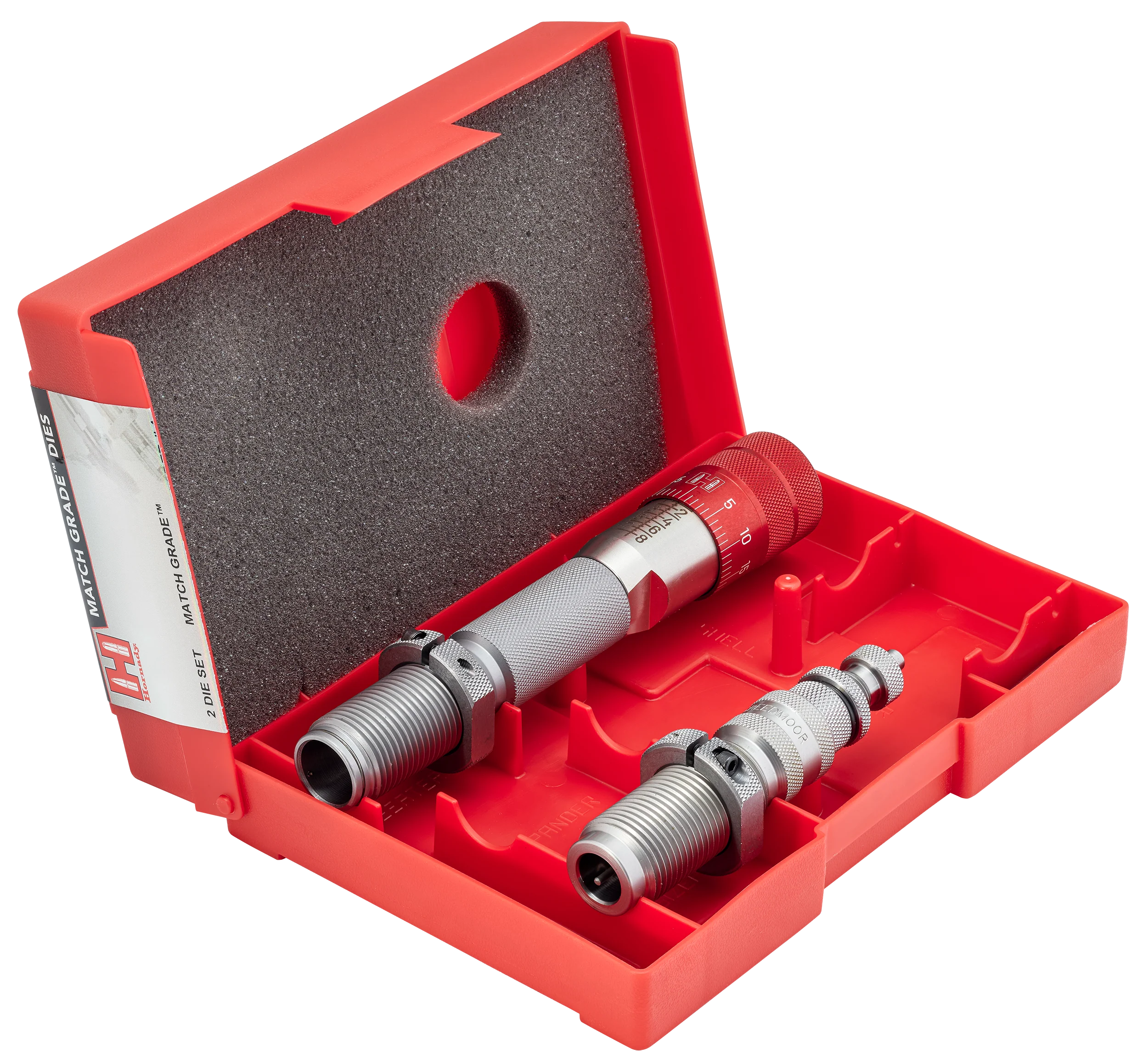 Hornady Match Grade 2-Die Set for 22 Creedmoor Rifle Reloading Dies 545102