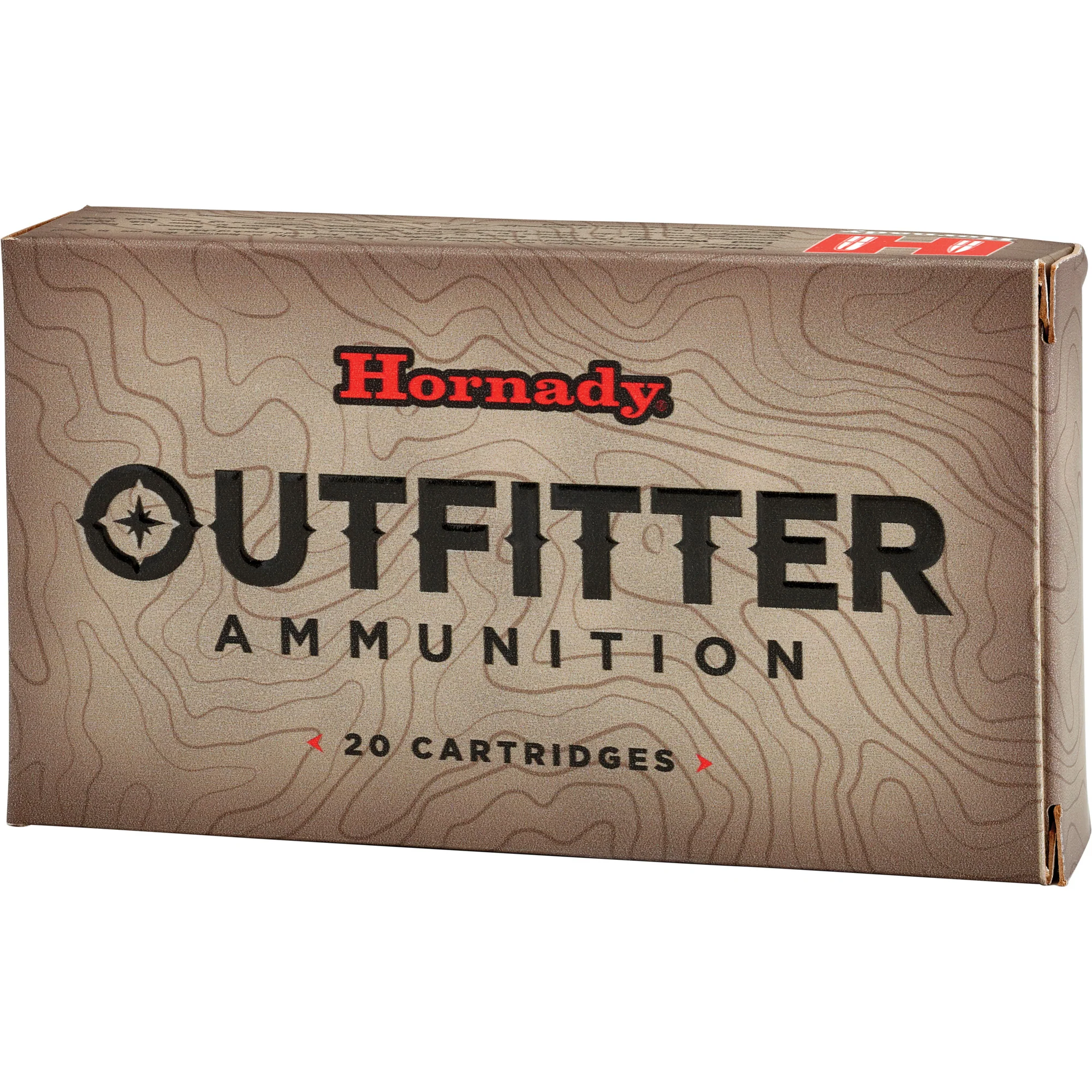 Hornady Outfitter .257 Weatherby Magnum 90gr CX Nickel-Plated Sealed Hunting Ammo 813624