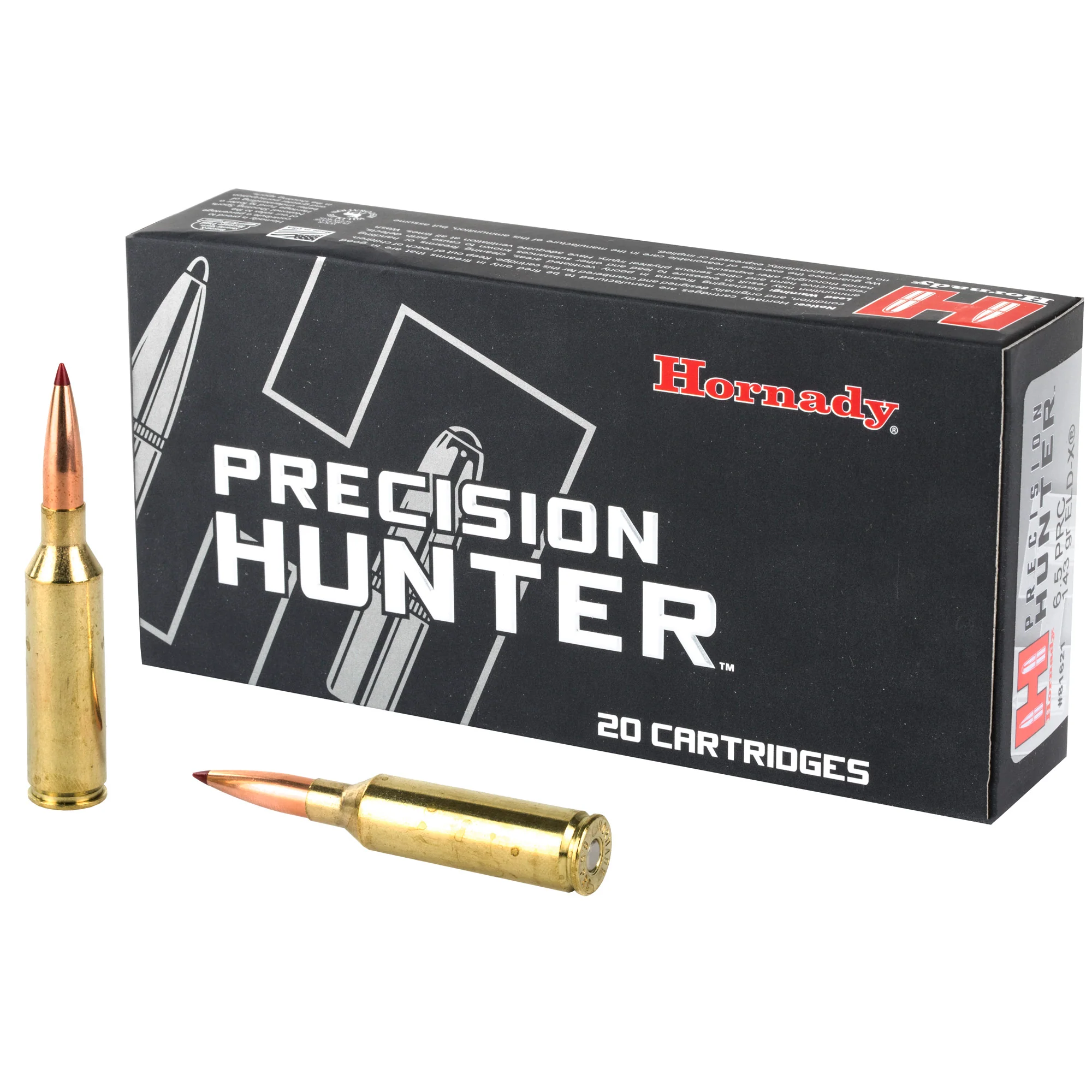Hornady Precision Hunter 6.5 PRC 143gr ELD-X Polymer Tip Rifle Ammo, 20/Box 81621