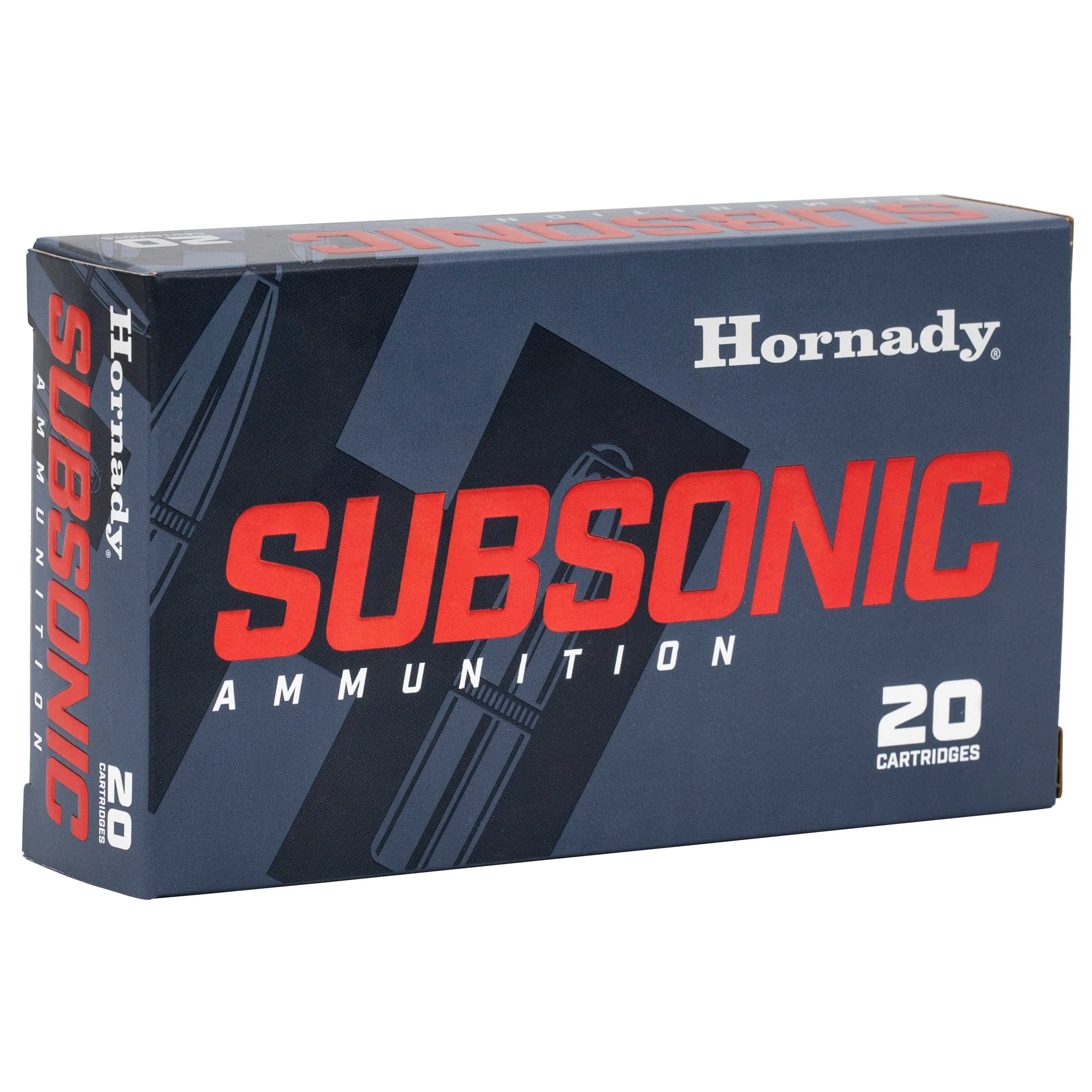 Hornady Subsonic .45 ACP 230gr XTP Jacketed Hollow Point Ammo, 20-Round Box 90971