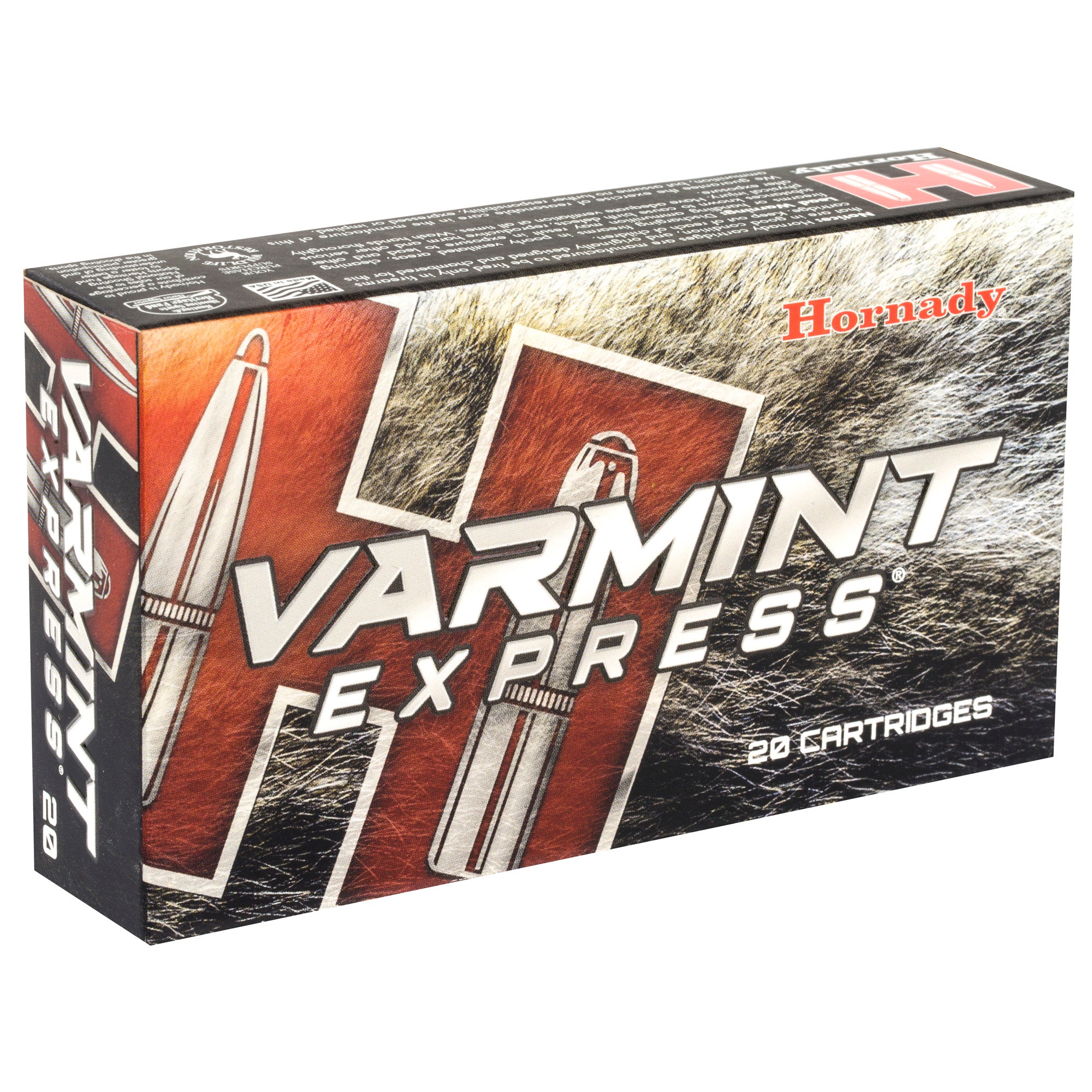 Hornady Varmint Express .220 Swift 55gr V-MAX Centerfire Rifle Ammo, 20-Round Box 8324 - Image 2