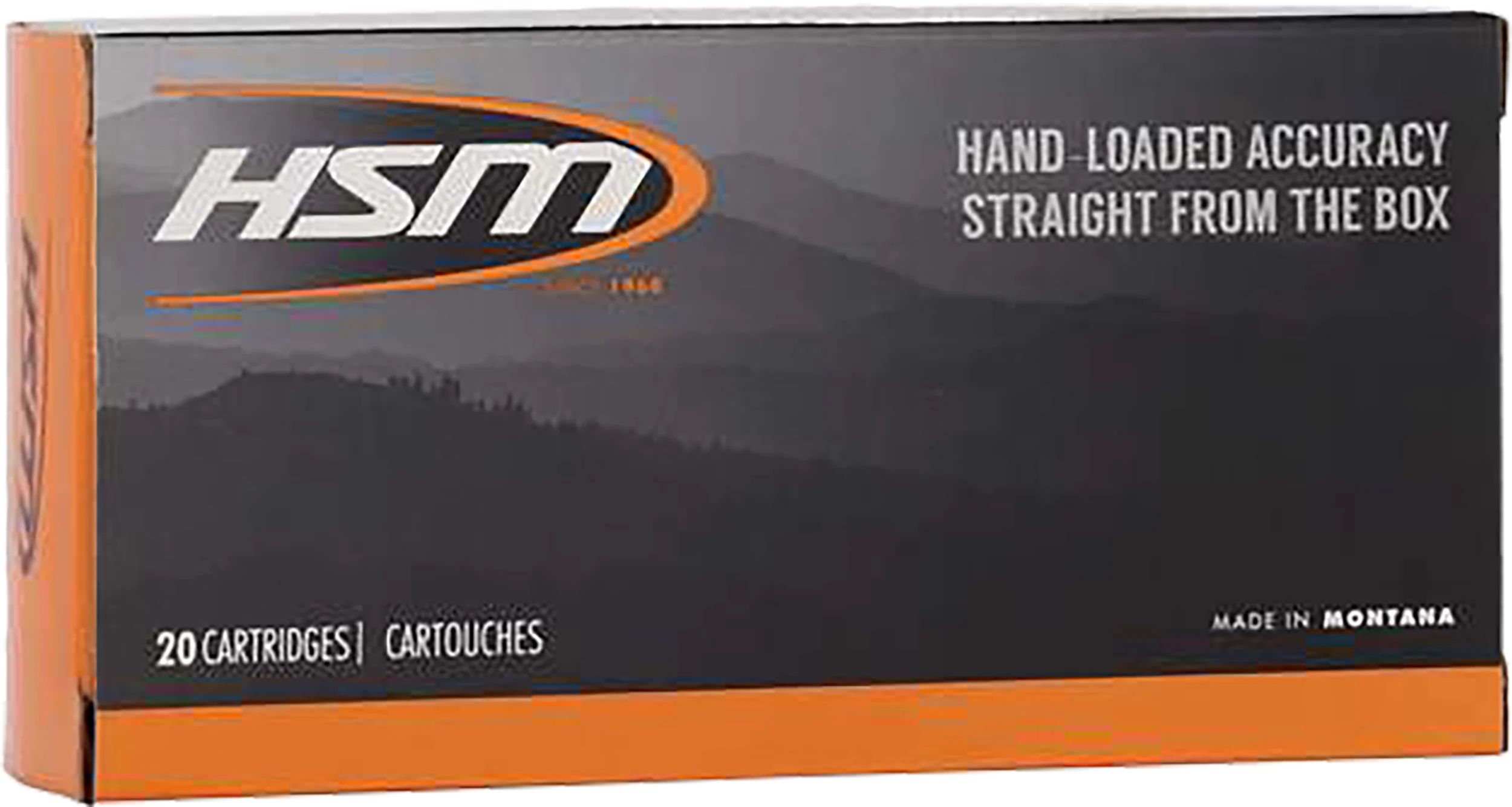 HSM .45-70 Government 300gr Jacketed Hollow Point Rifle Ammo, 20-Round Box (25/Case) 457015N