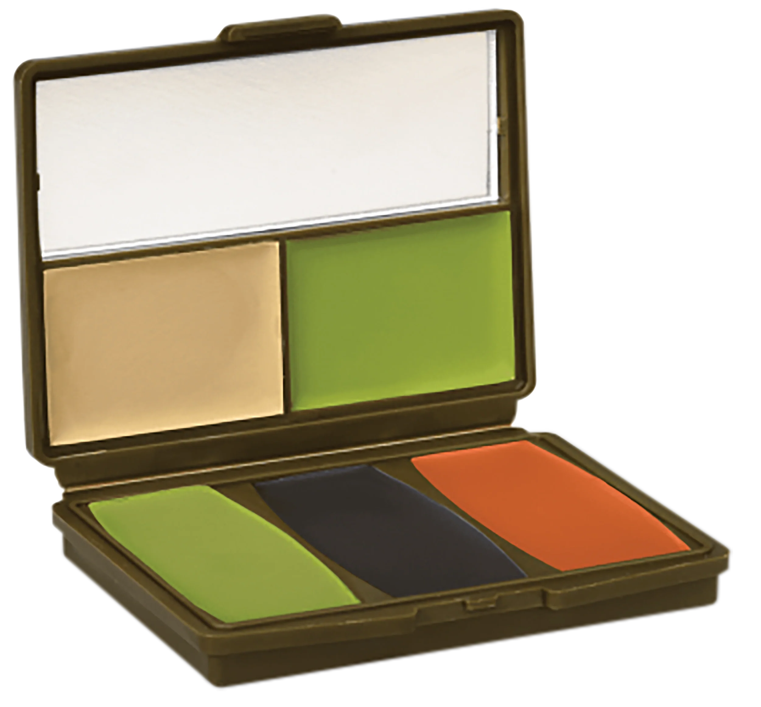 Hunters Specialties Camo-Compac 5-Color Military Makeup Kit, No-Glare Woodland Shades – HS00278