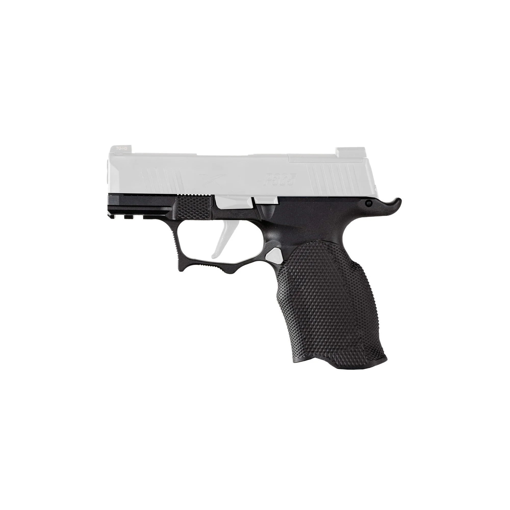 Icarus Precision A.C.E. 365 X EVO Grip Module for Sig P365/P365X, 7075 Aluminum, Black 365_X_EVO_NON_BLK