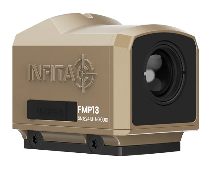 INFITAC Fast Mini Thermal Pistol Sight 13mm F1.0 RMR Footprint IP67 FDE FMP13FDE