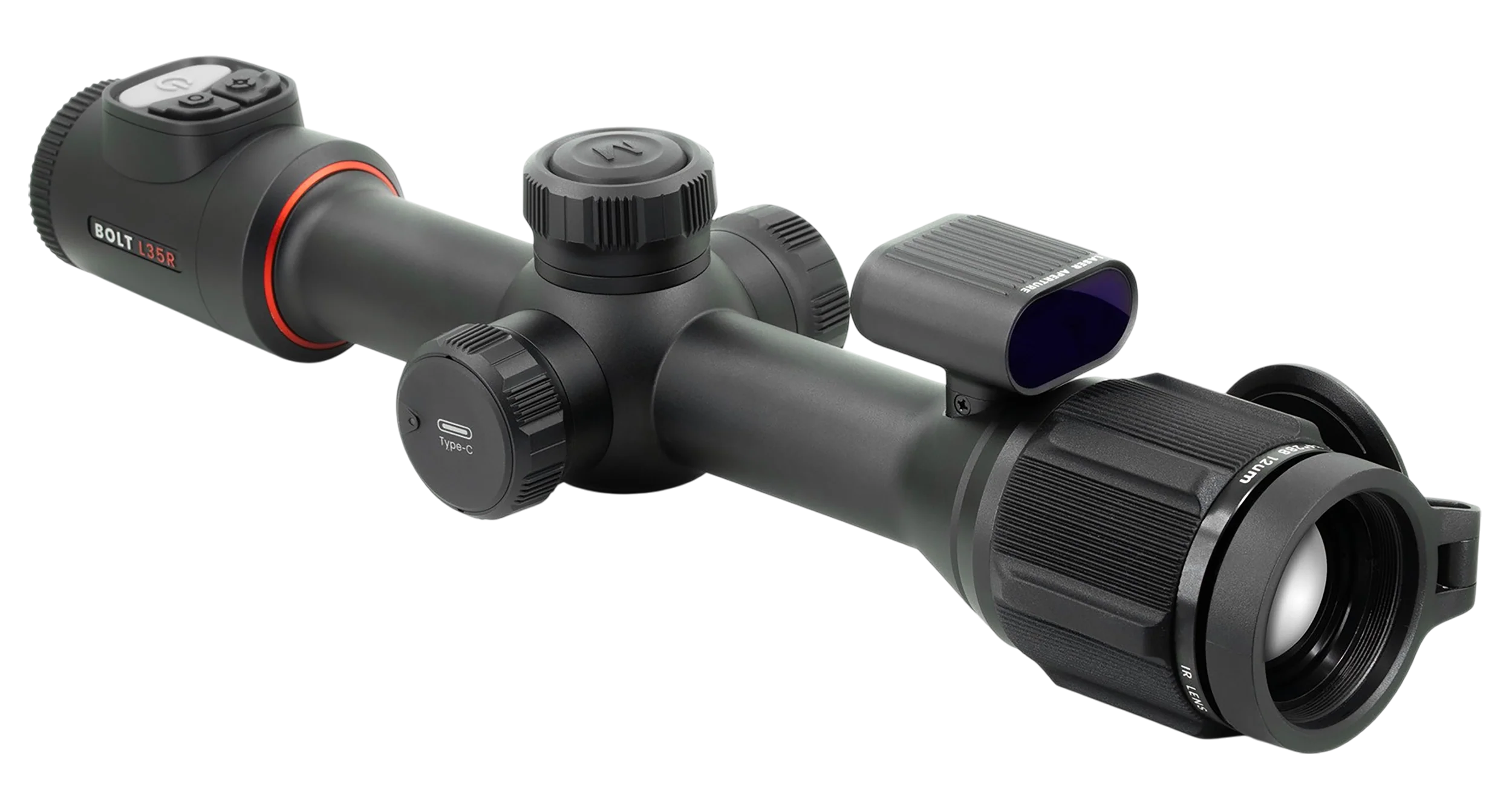 IRAY USA LLC BOLT L35R Thermal Rifle Scope 384x288, 35mm Lens, 30mm Tube, WiFi, Laser Range Finder BOLTL35R