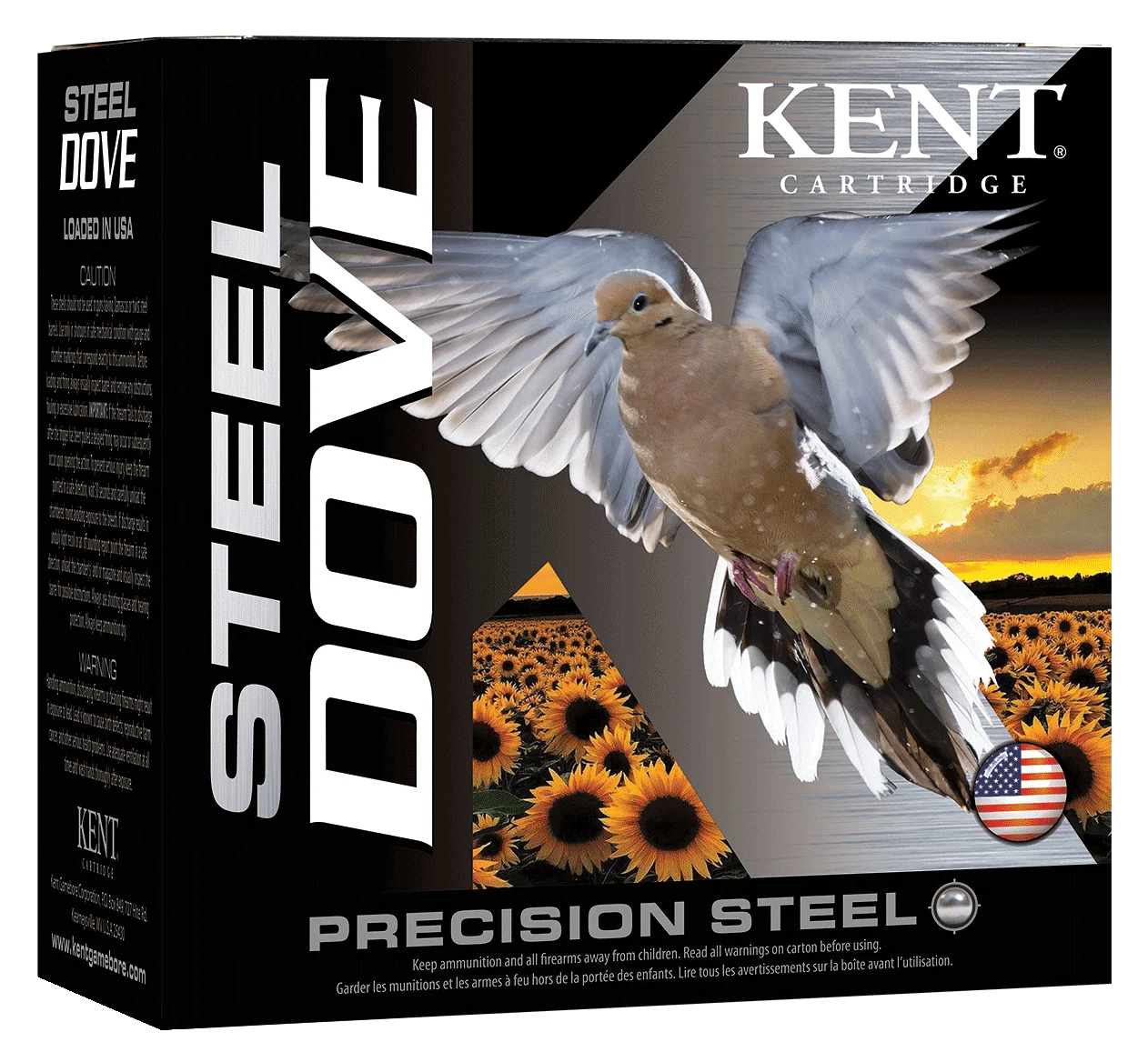 Kent Cartridge Steel Dove Precision Steel 12 Gauge 2-3/4" 1 oz #6 Shot 25-Round Box K12SD286
