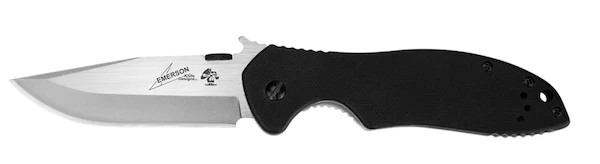 Kershaw Cutlery Emerson CQC-6K D2 Folding Knife, 3.25 in Two-Tone Blade, Frame Lock, 6034D2